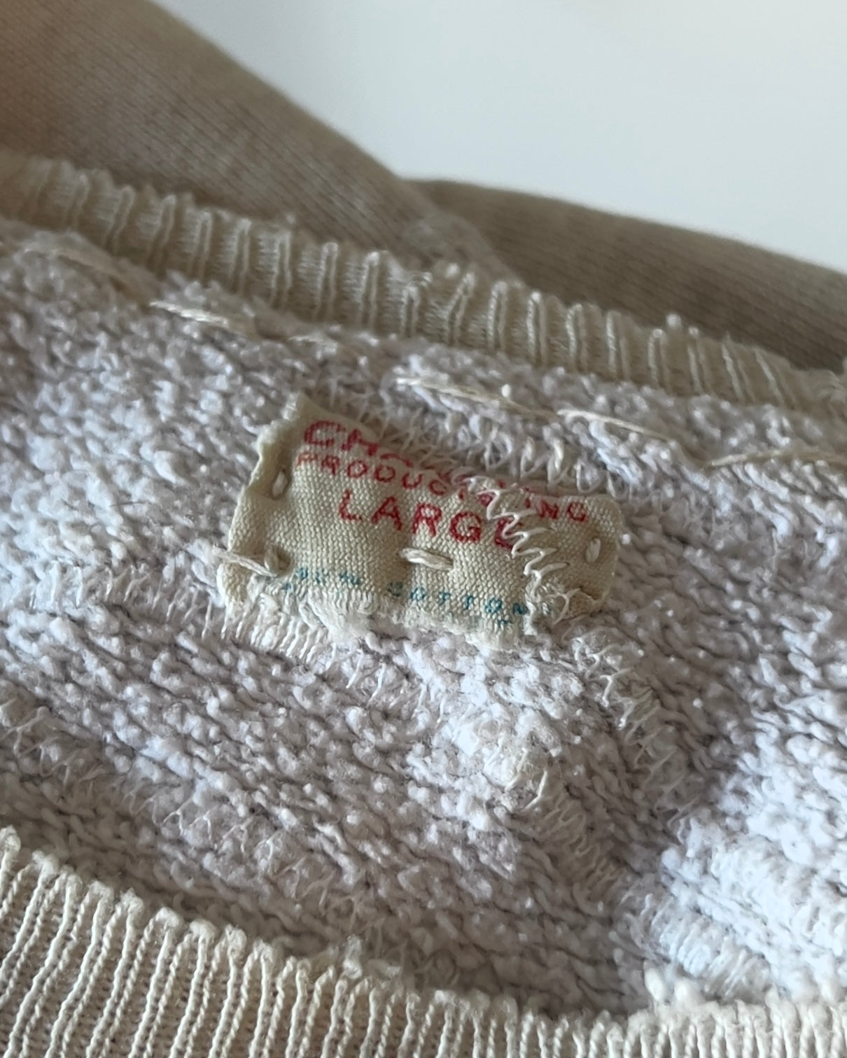 1960s Harvard University Veritas Repaired Cotton Sweatshirt  - Shop ThreadCount Vintage Co.