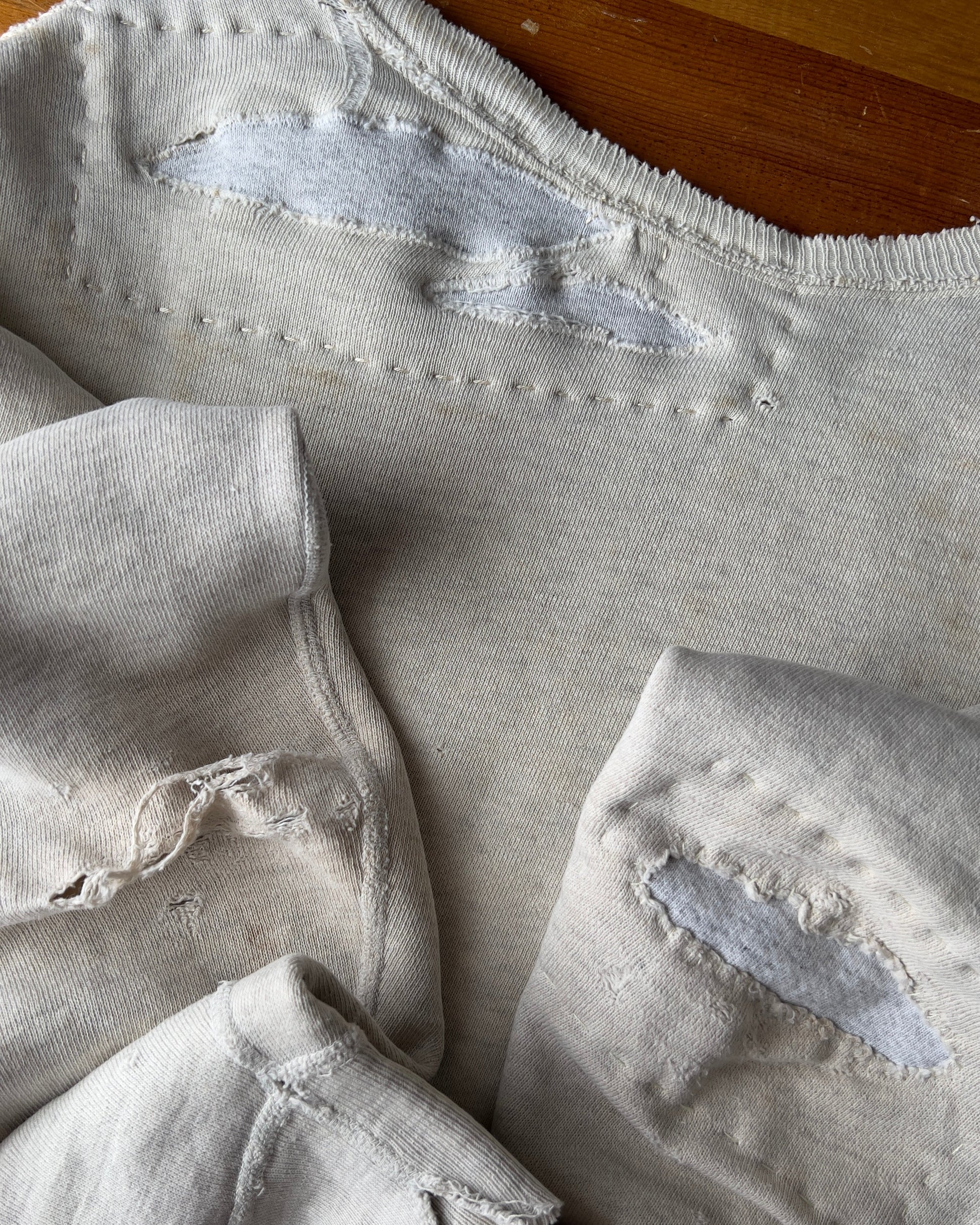 1960s Harvard University Veritas Repaired Cotton Sweatshirt  - Shop ThreadCount Vintage Co.