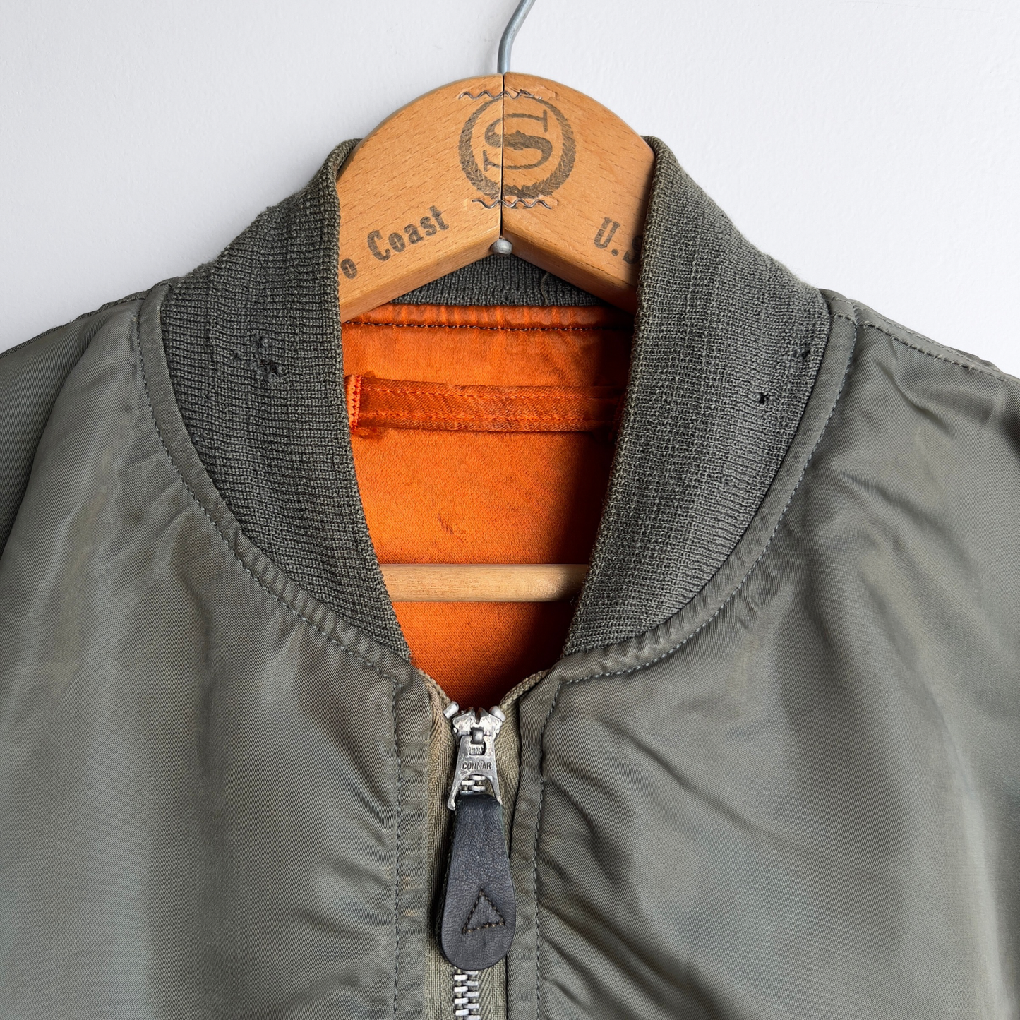 1970s U.S. Air Force MA-1 L-2B Reversible Flight Jacket  - Shop ThreadCount Vintage Co.