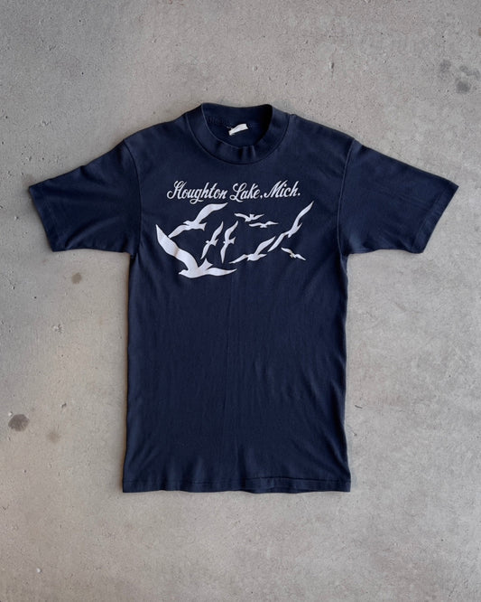 1980s Houghton Lake Michigan Birds Graphic Tee  - Shop THREADCOUNT Vintage Co.