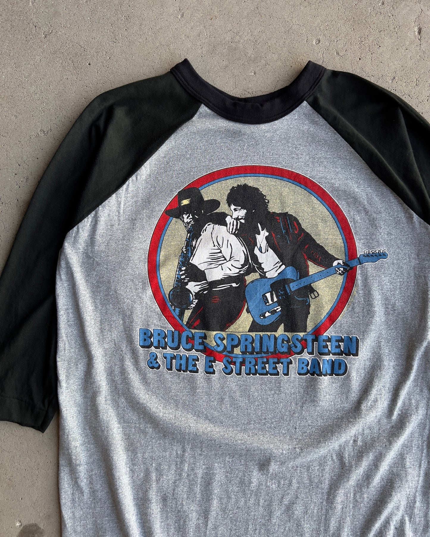 1980 Bruce Springsteen & The E Street Band World Tour Raglan Tee - Shop ThreadCount Vintage Co.
