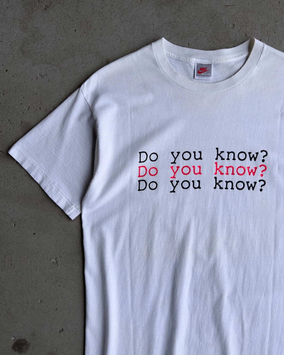 1990s Do You Know Michael Jordan Aeronautics Tee  - Shop THREADCOUNT Vintage Co.