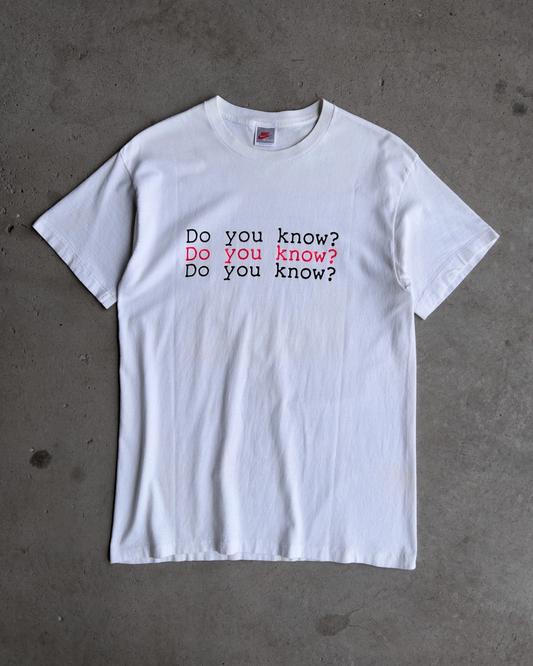 1990s Do You Know Michael Jordan Aeronautics Tee  - Shop THREADCOUNT Vintage Co.