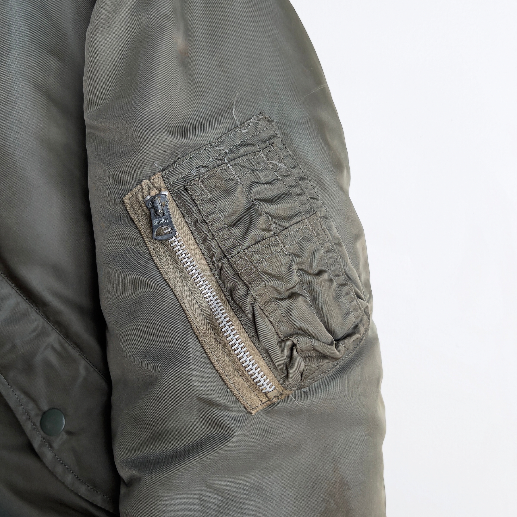 1970s U.S. Air Force MA-1 L-2B Reversible Flight Jacket  - Shop ThreadCount Vintage Co.