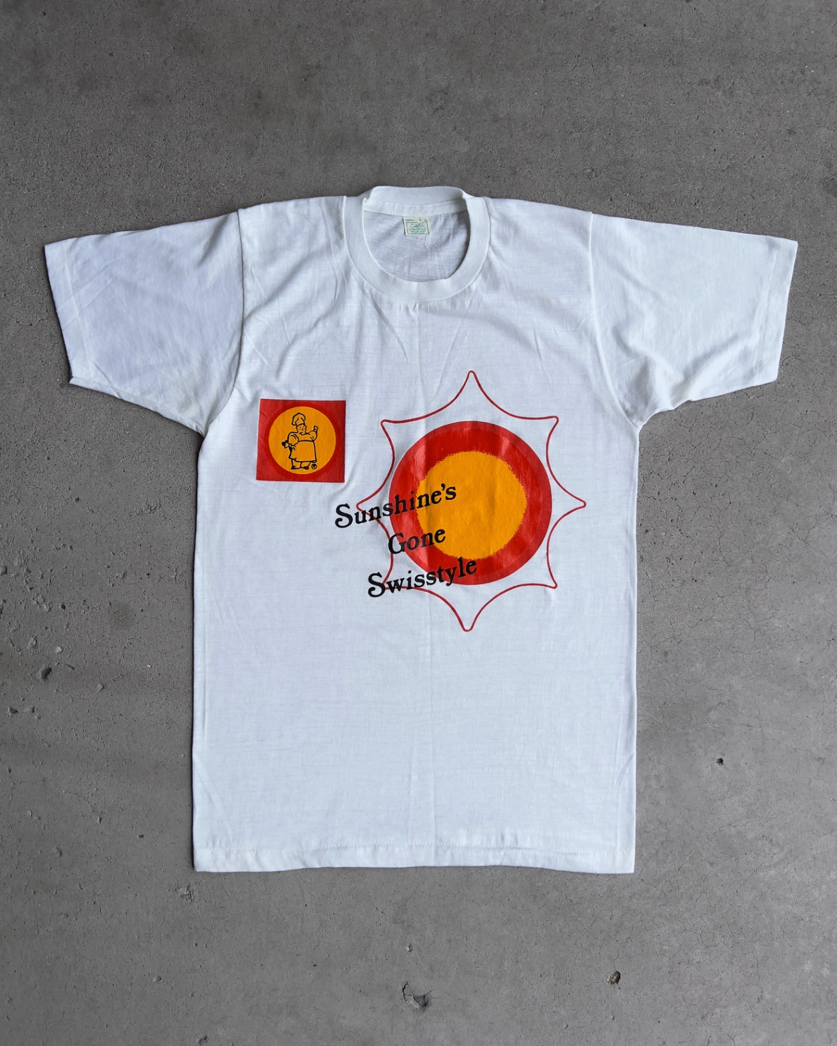 1970s Cheez-It Sunshine’s Gone Swisstyle Tee - Shop ThreadCount Vintage Co.