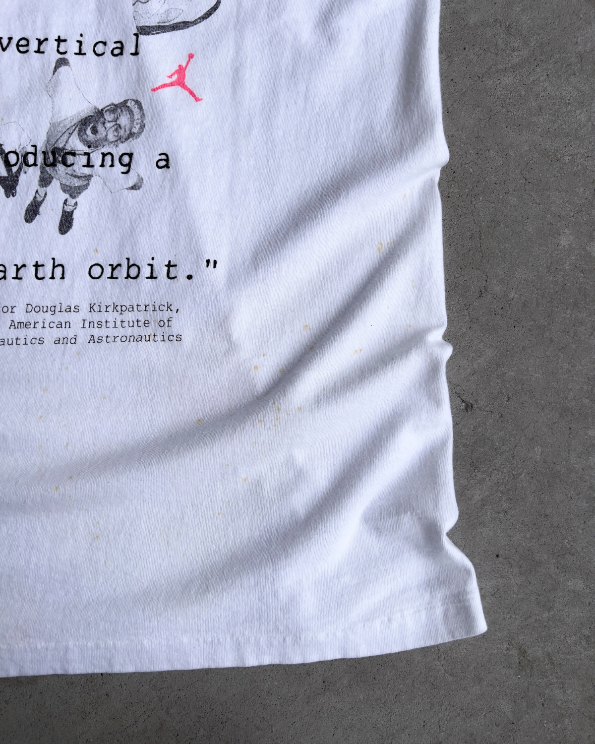 1990s Do You Know Michael Jordan Aeronautics Tee  - Shop THREADCOUNT Vintage Co.