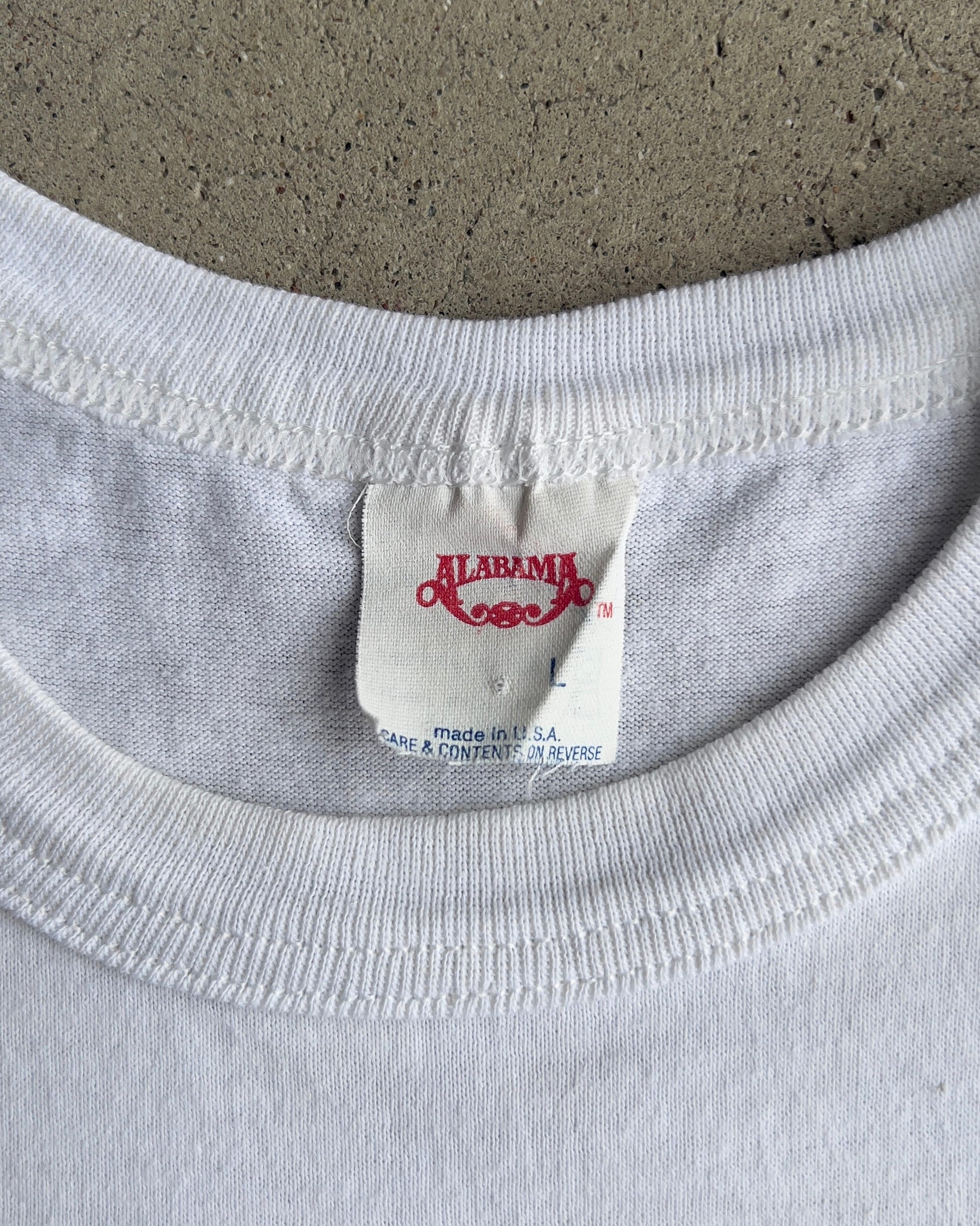 1986 Alabama In Concert Show Ticket Tour Tee  - Shop THREADCOUNT Vintage Co.