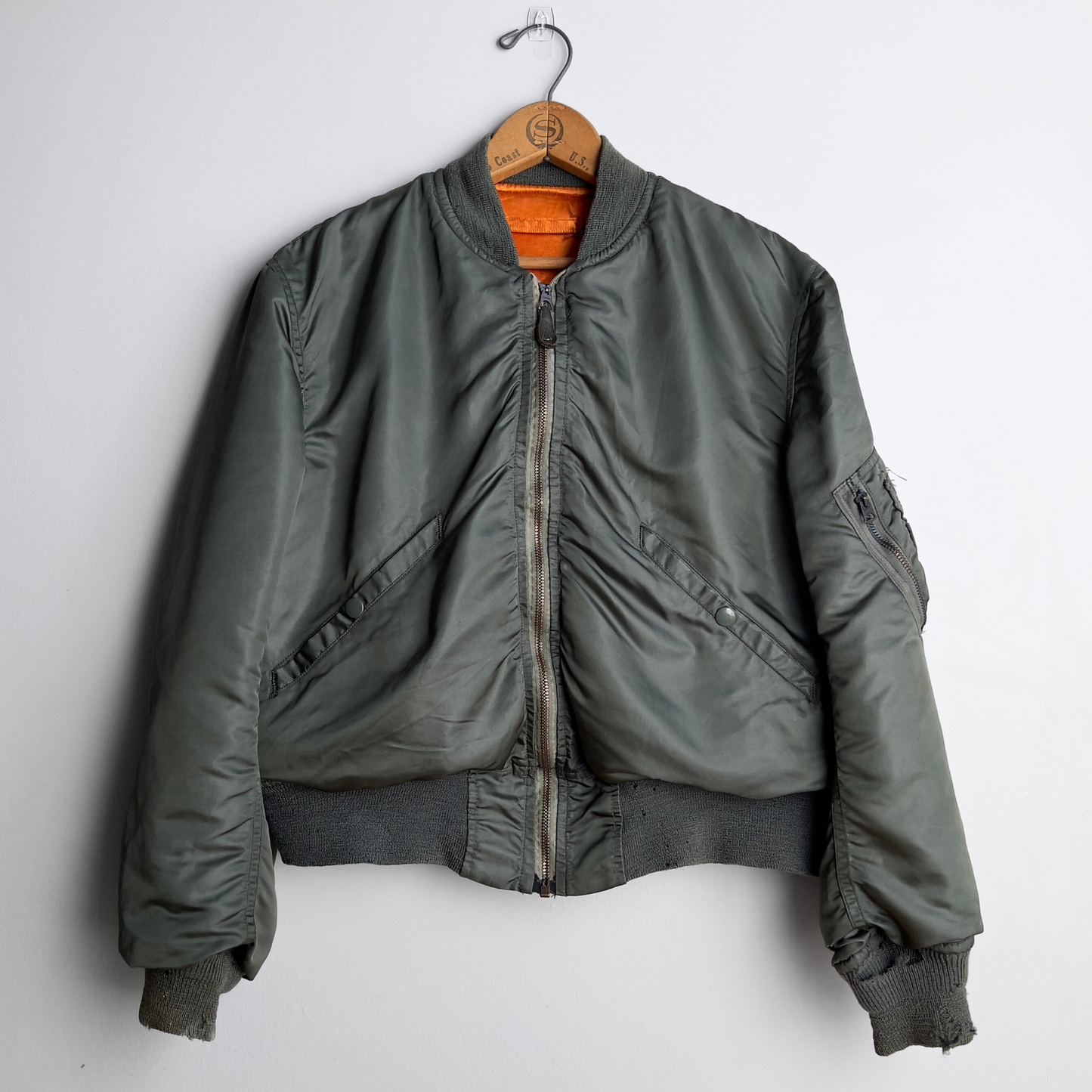 1960s U.S. Air Force MA-1 L-2B Flight Jacket  - Shop THREADCOUNT Vintage Co.
