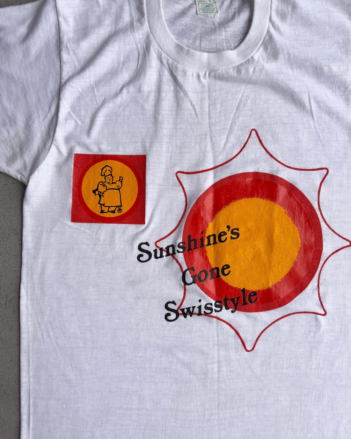 1970s Cheez-It Sunshine’s Gone Swisstyle Tee - Shop ThreadCount Vintage Co.