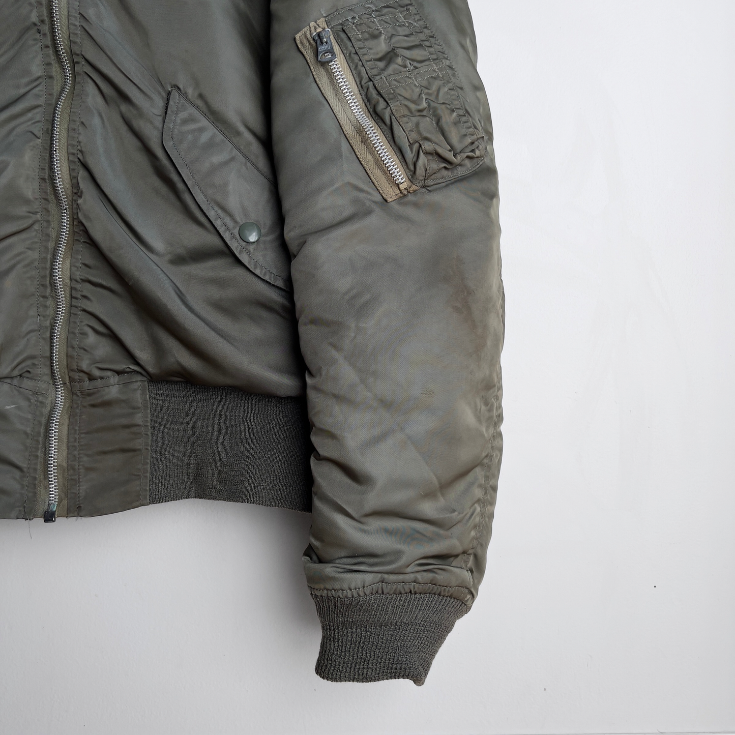 1970s U.S. Air Force MA-1 L-2B Reversible Flight Jacket  - Shop ThreadCount Vintage Co.