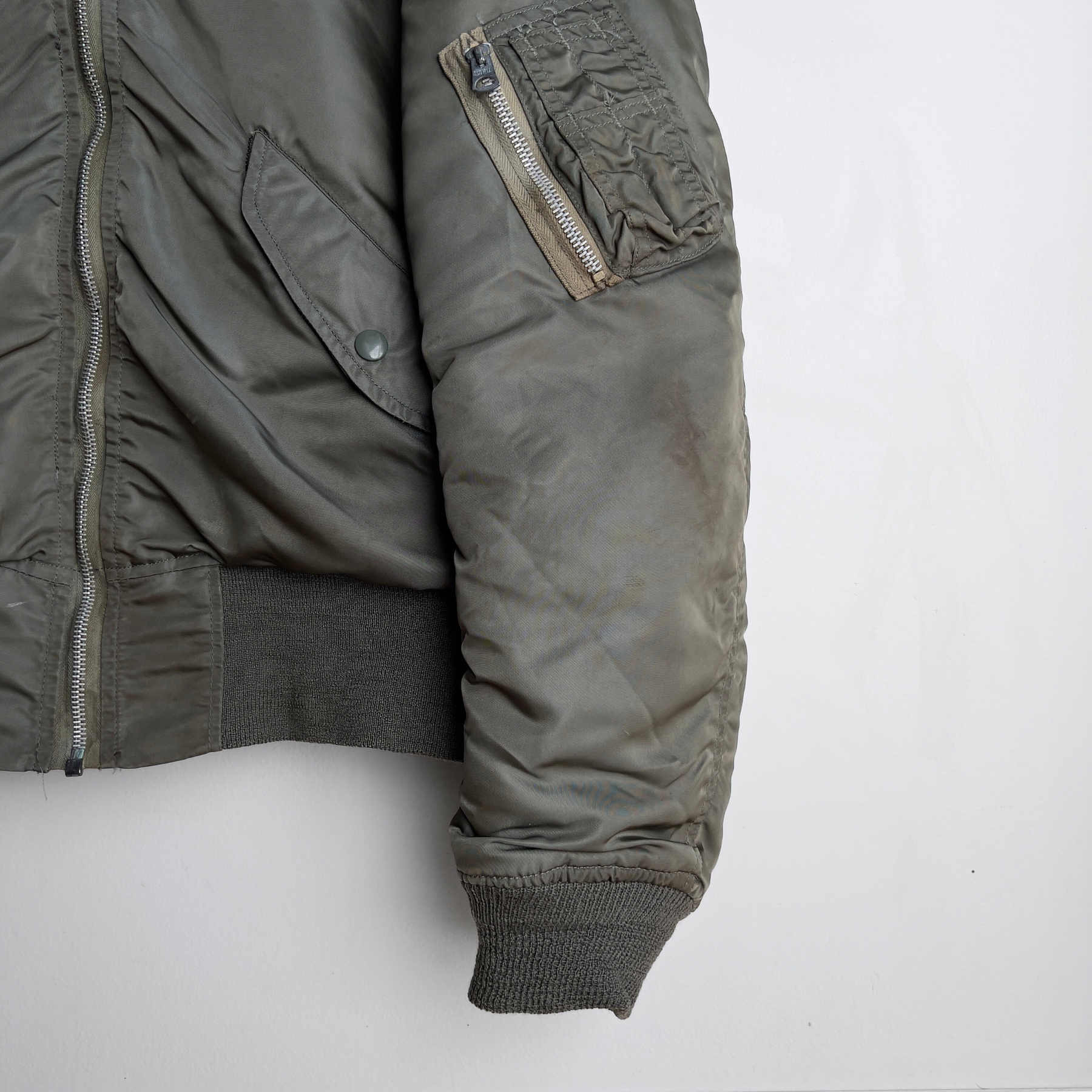 1970s U.S. Air Force MA-1 L-2B Reversible Flight Jacket  - Shop ThreadCount Vintage Co.