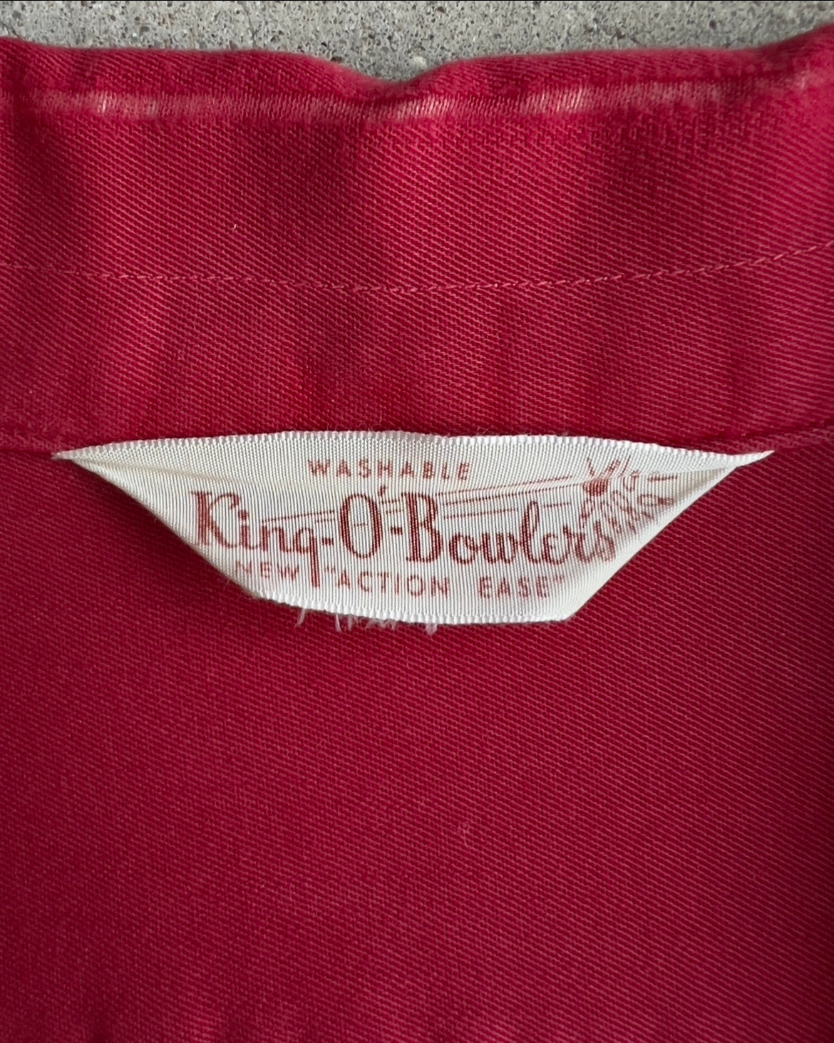 1960s Central Utility Chainstitch Bowling Shirt  - Shop ThreadCount Vintage Co.