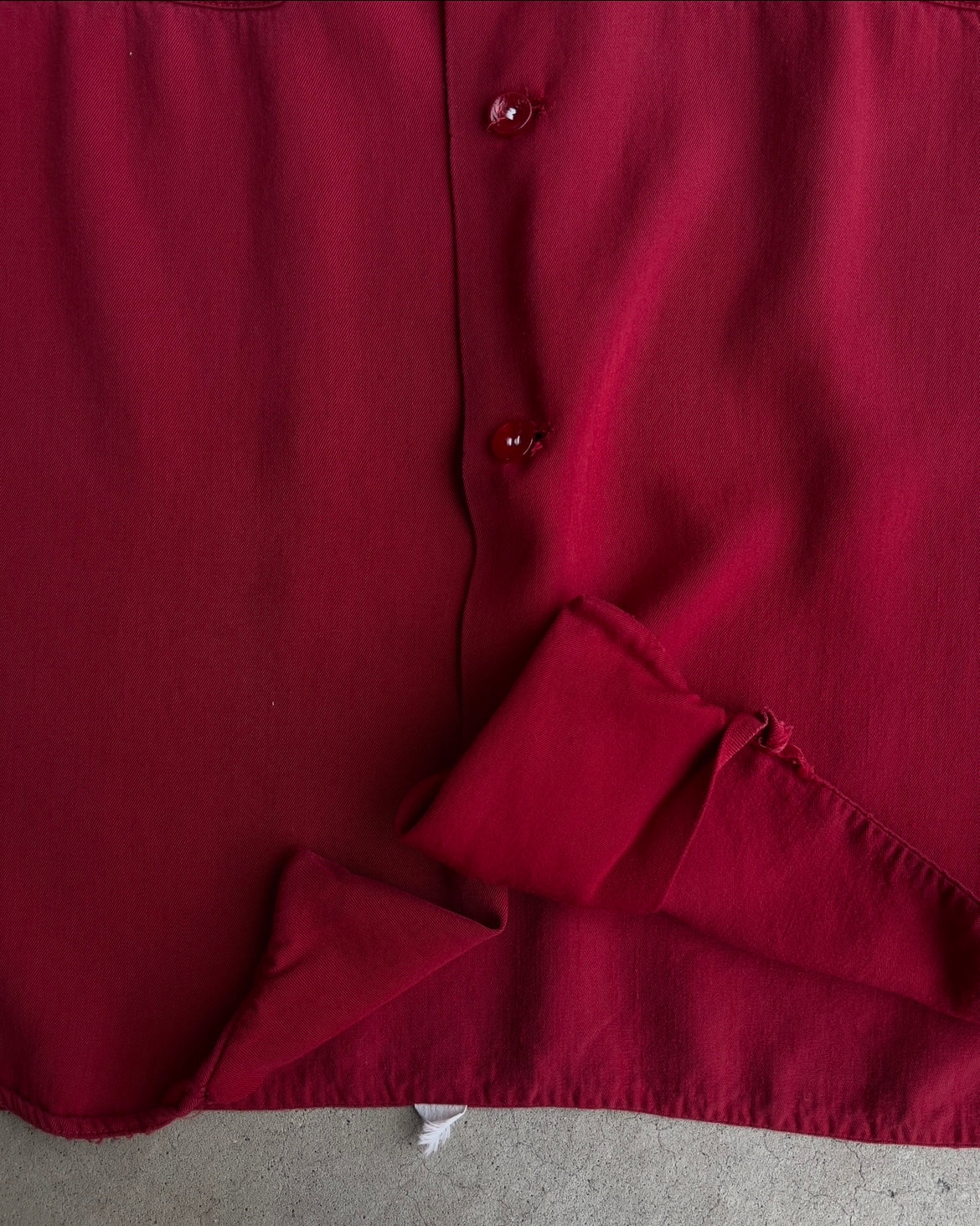 1960s Central Utility Chainstitch Bowling Shirt  - Shop ThreadCount Vintage Co.