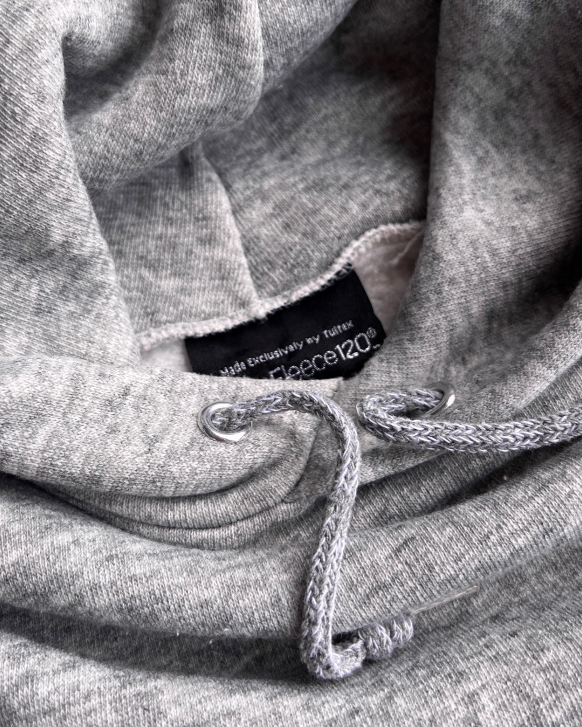 1980s Natural Grey Blank Fleece Raglan Hoodie - Shop ThreadCount Vintage Co.