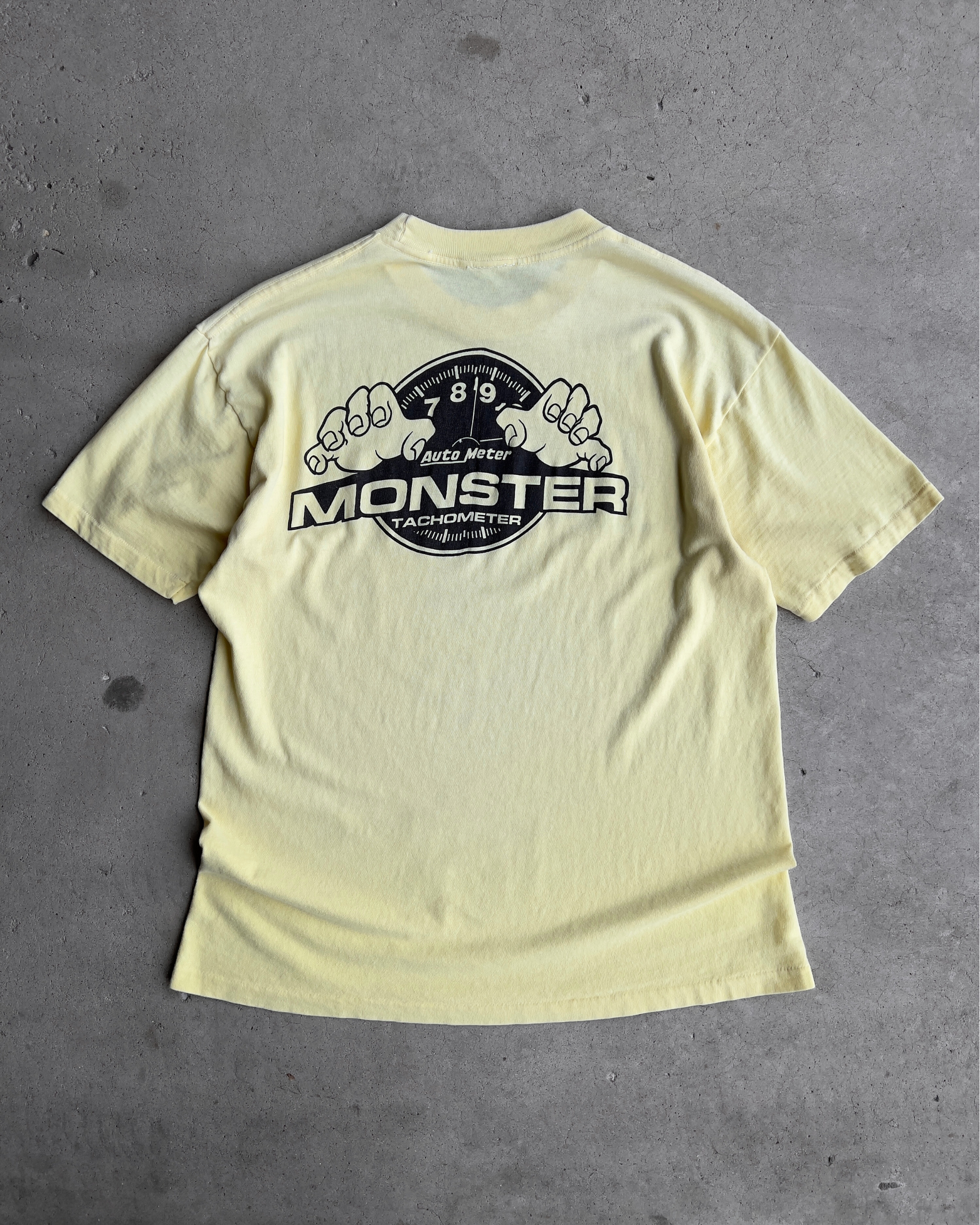 1980s Auto Meter Competition Instruments Monster Tachometer Faded Tee  - Shop ThreadCount Vintage Co.