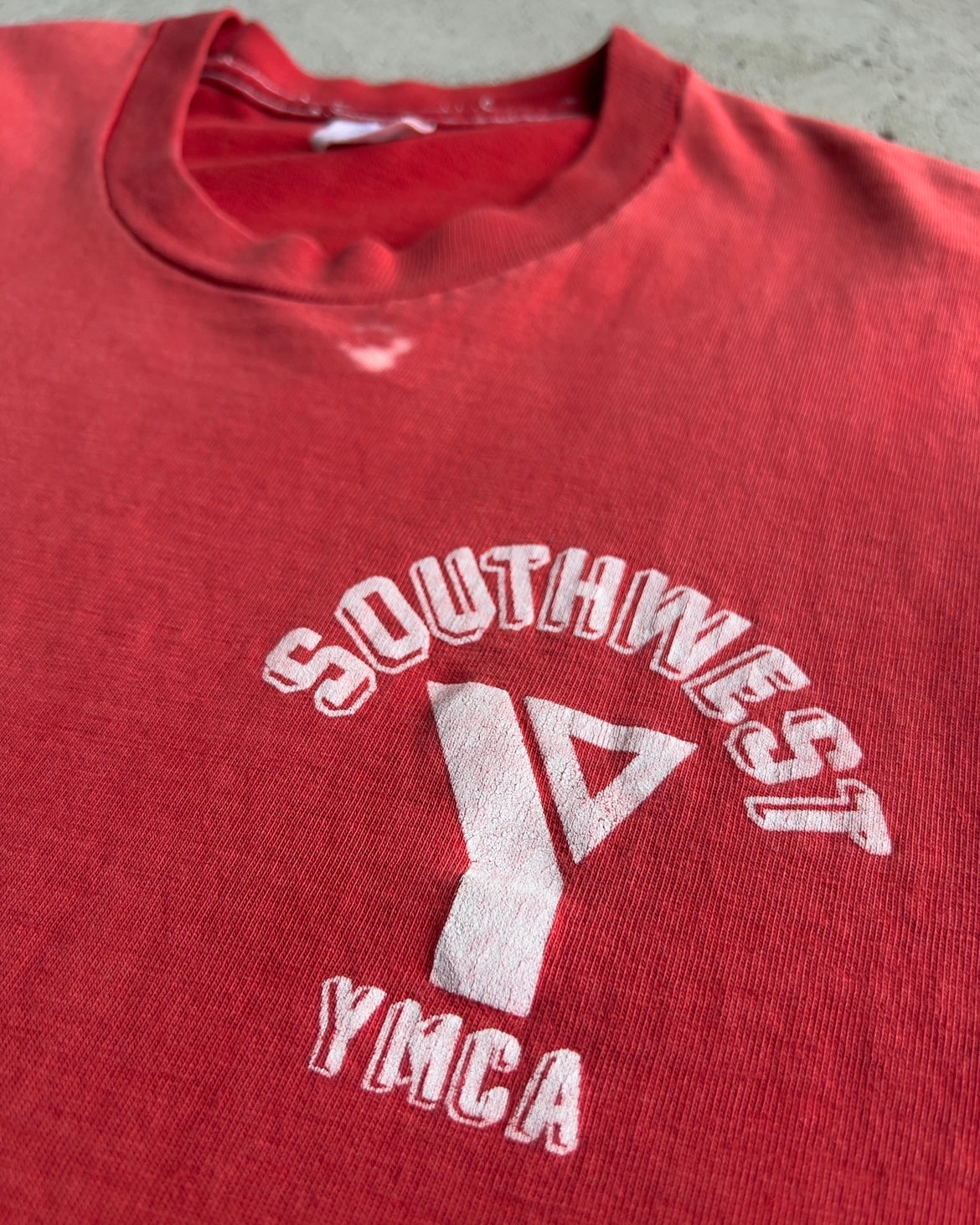 1960s Southwest YMCA Faded Graphic Tee  - Shop THREADCOUNT Vintage Co.