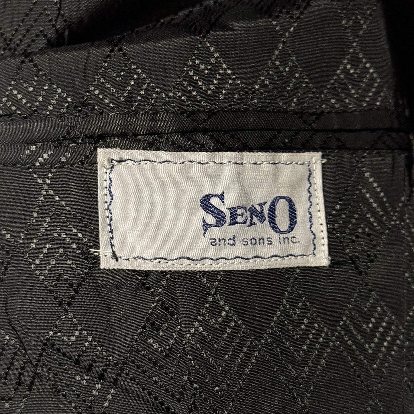 1960s Black Wool 2pc Tuxedo