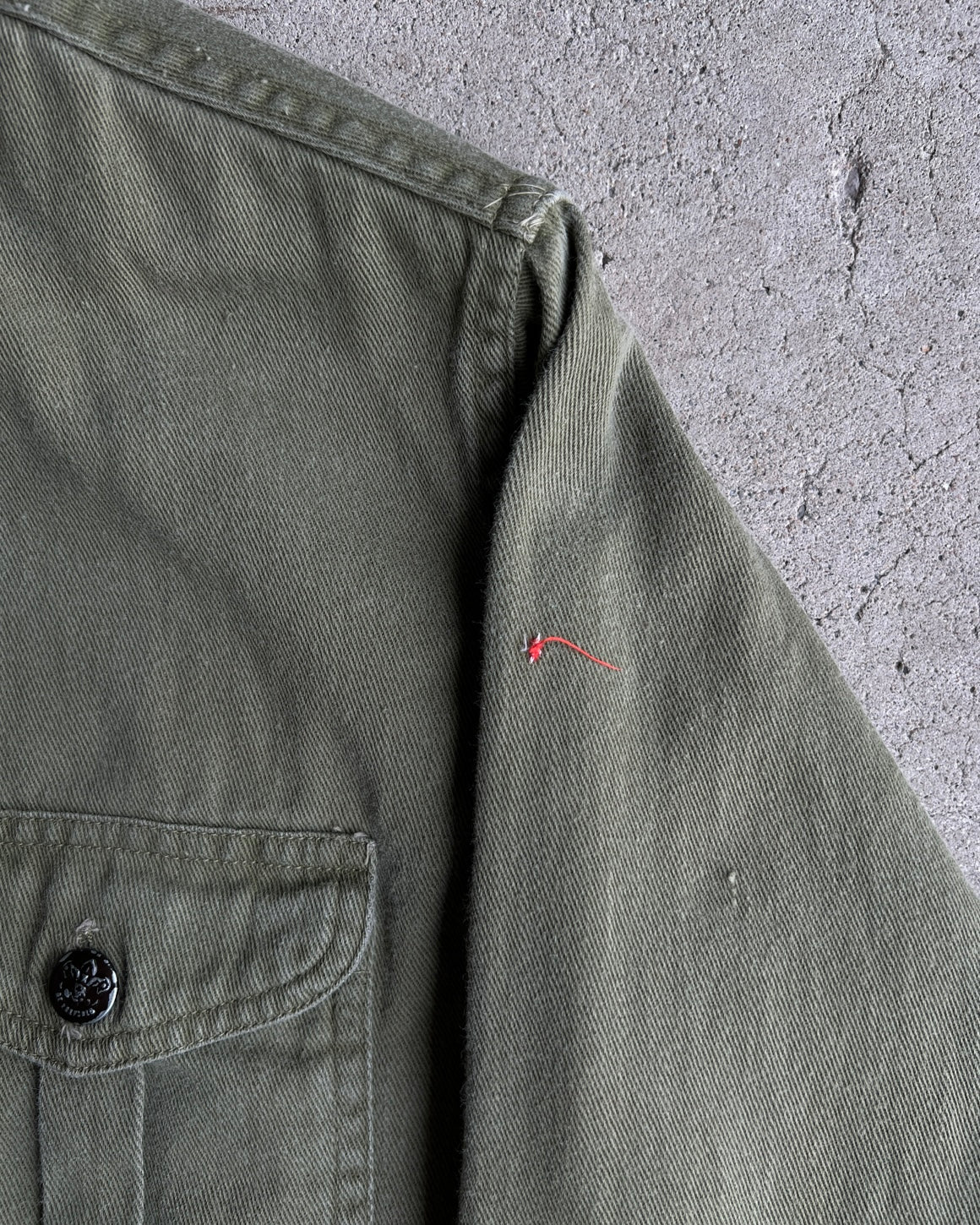 Vintage 1950s Boy Scouts Green Uniform Shirt - Shop ThreadCount Vintage Co.