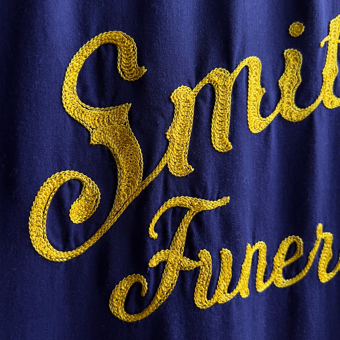 1950s Smith Funeral Home Bowling Shirt  - Shop ThreadCount Vintage Co.