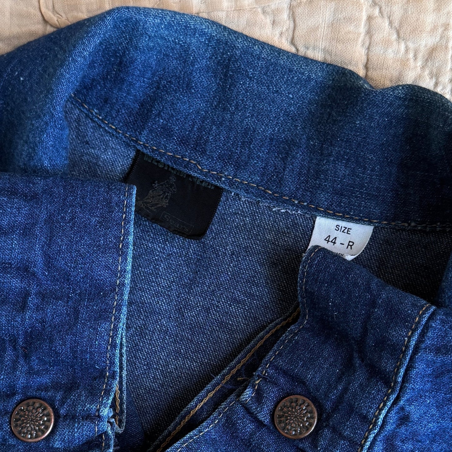 1960s Western Wear Selvedge Denim Trucker Jacket