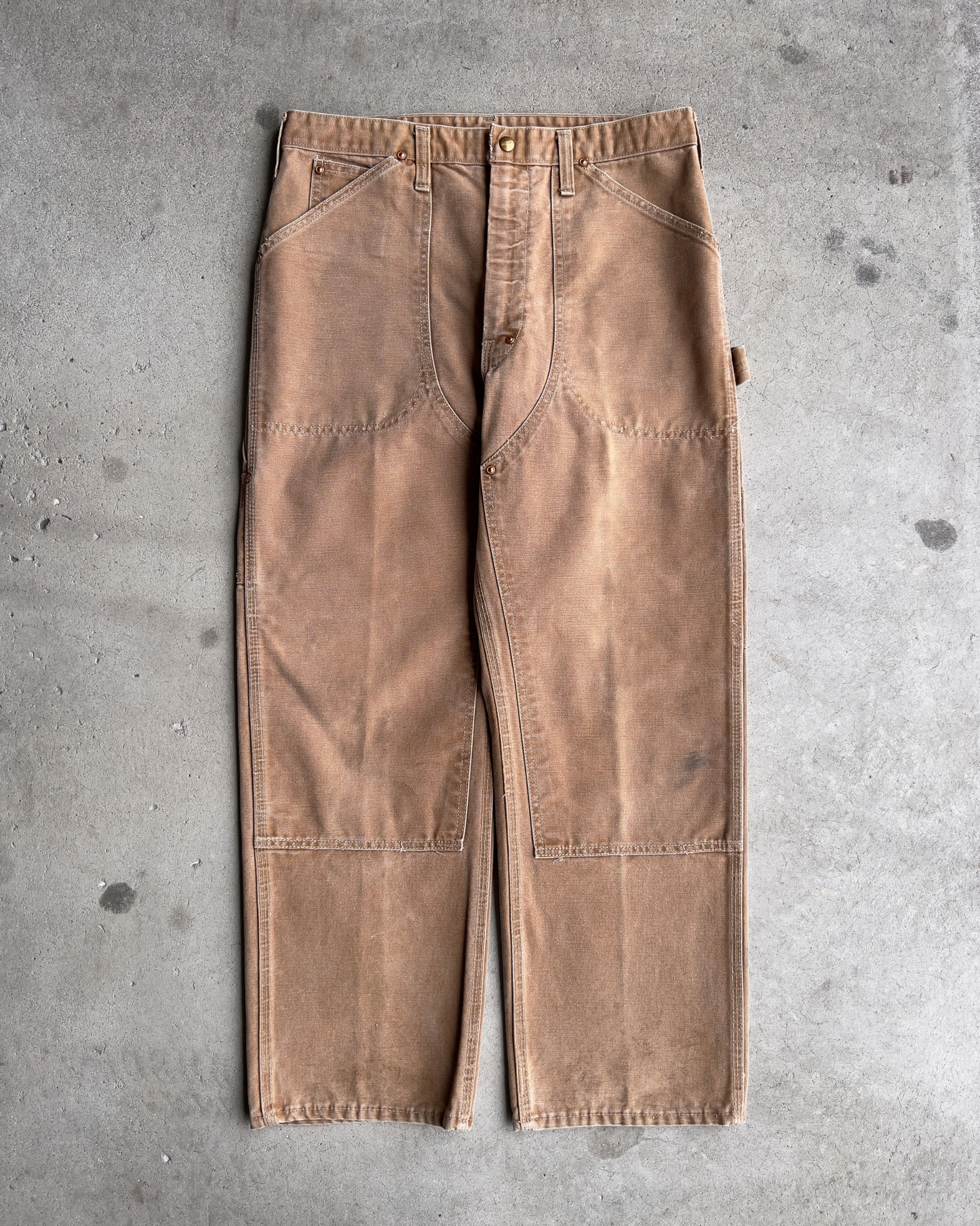 1970s Double-Knee Khaki Work Pants - Shop ThreadCount Vintage Co.