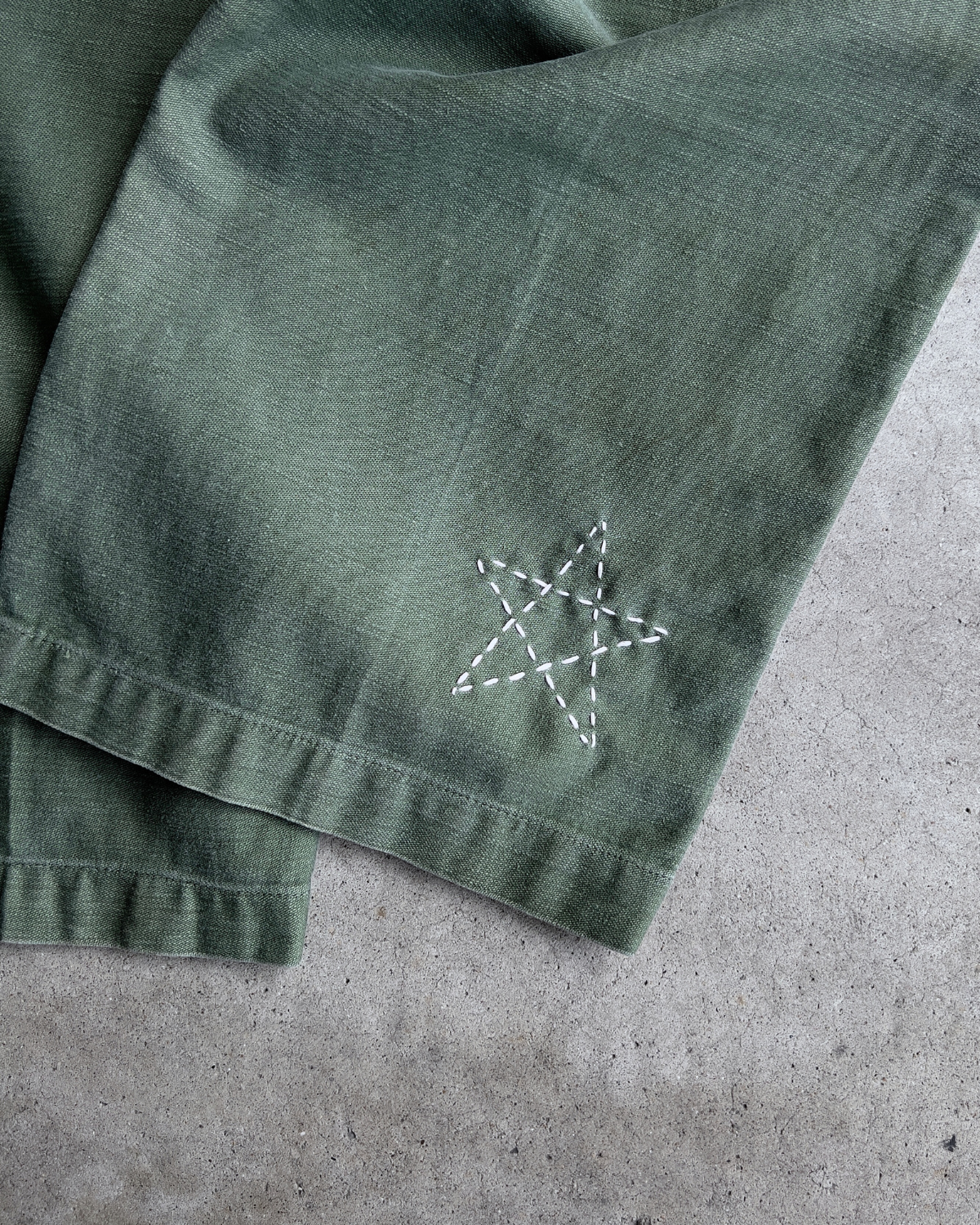 1960s OG 107 Military Green Custom Fatigue Pants - Shop ThreadCount Vintage Co.