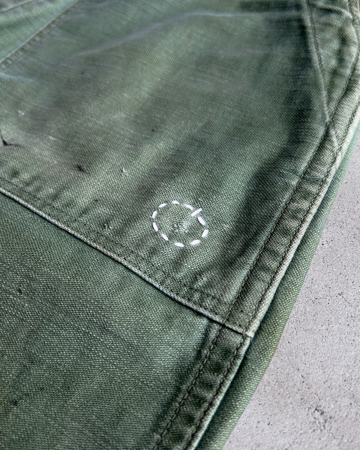 1960s OG 107 Military Green Custom Fatigue Pants - Shop ThreadCount Vintage Co.