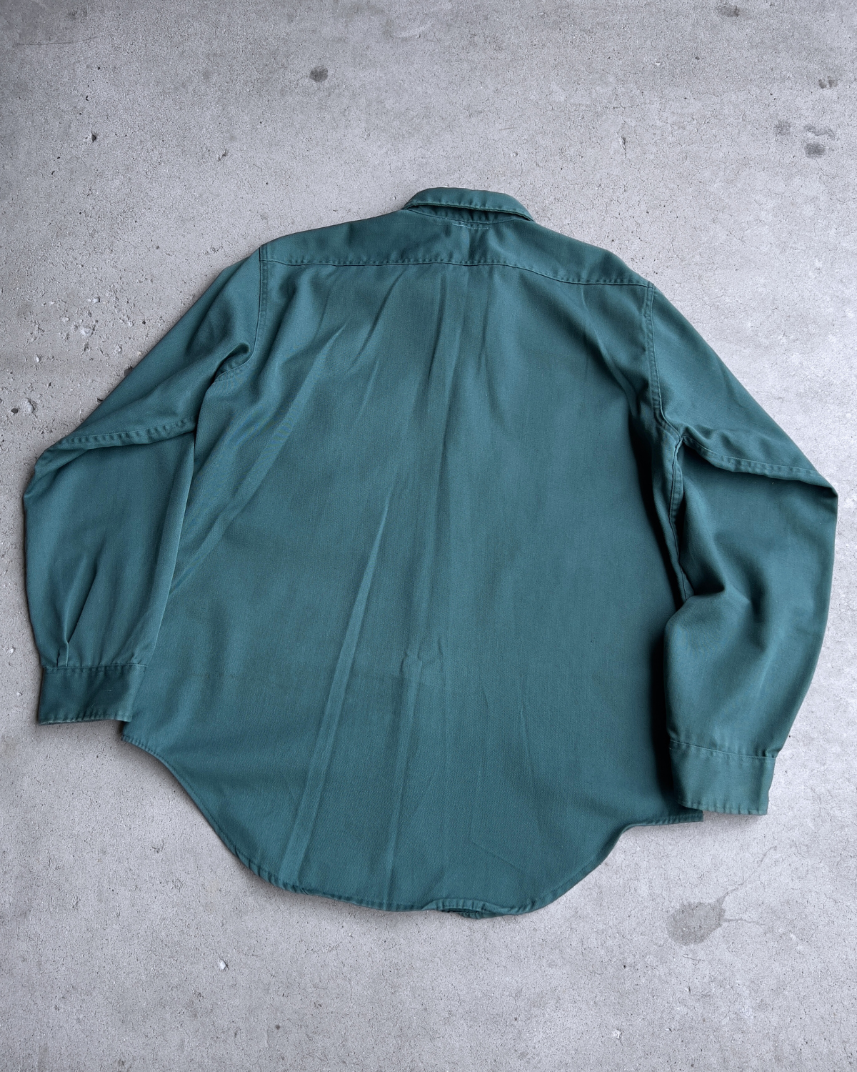 1960s Oshkosh Ocean Green Mechanics Shirt  - Shop ThreadCount Vintage Co.