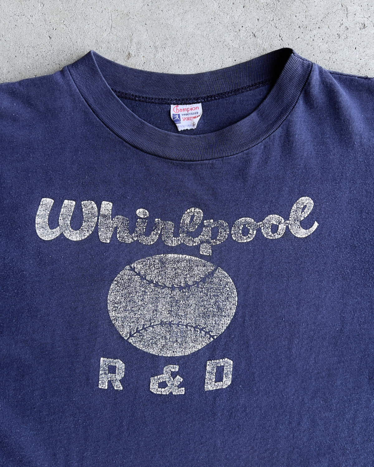 1960s Champion Whirlpool R&D Baseball Tee  - Shop ThreadCount Vintage Co.