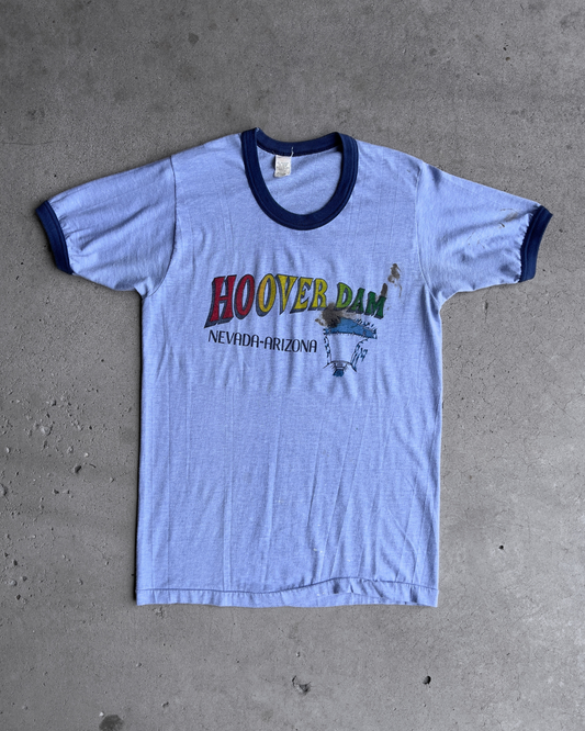 1970s Hoover Dam Nevada Ringer Tee  - Shop ThreadCount Vintage Co.