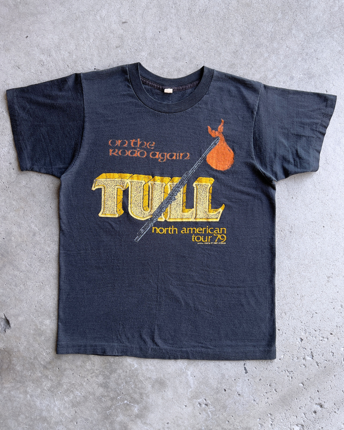1979 Jethro Tull On The Road Again American Tour Tee  - Shop ThreadCount Vintage Co.