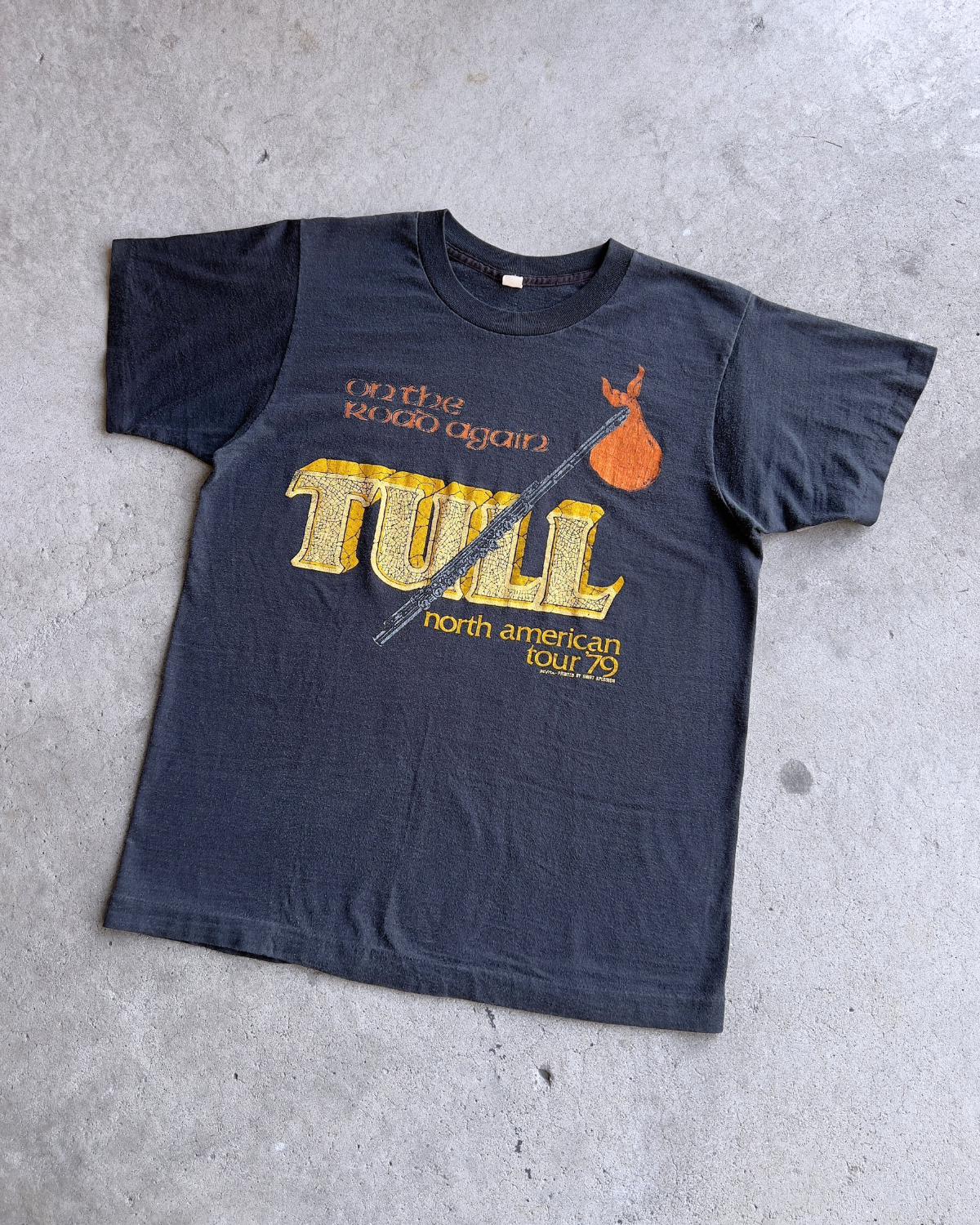 1979 Jethro Tull On The Road Again American Tour Tee  - Shop ThreadCount Vintage Co.