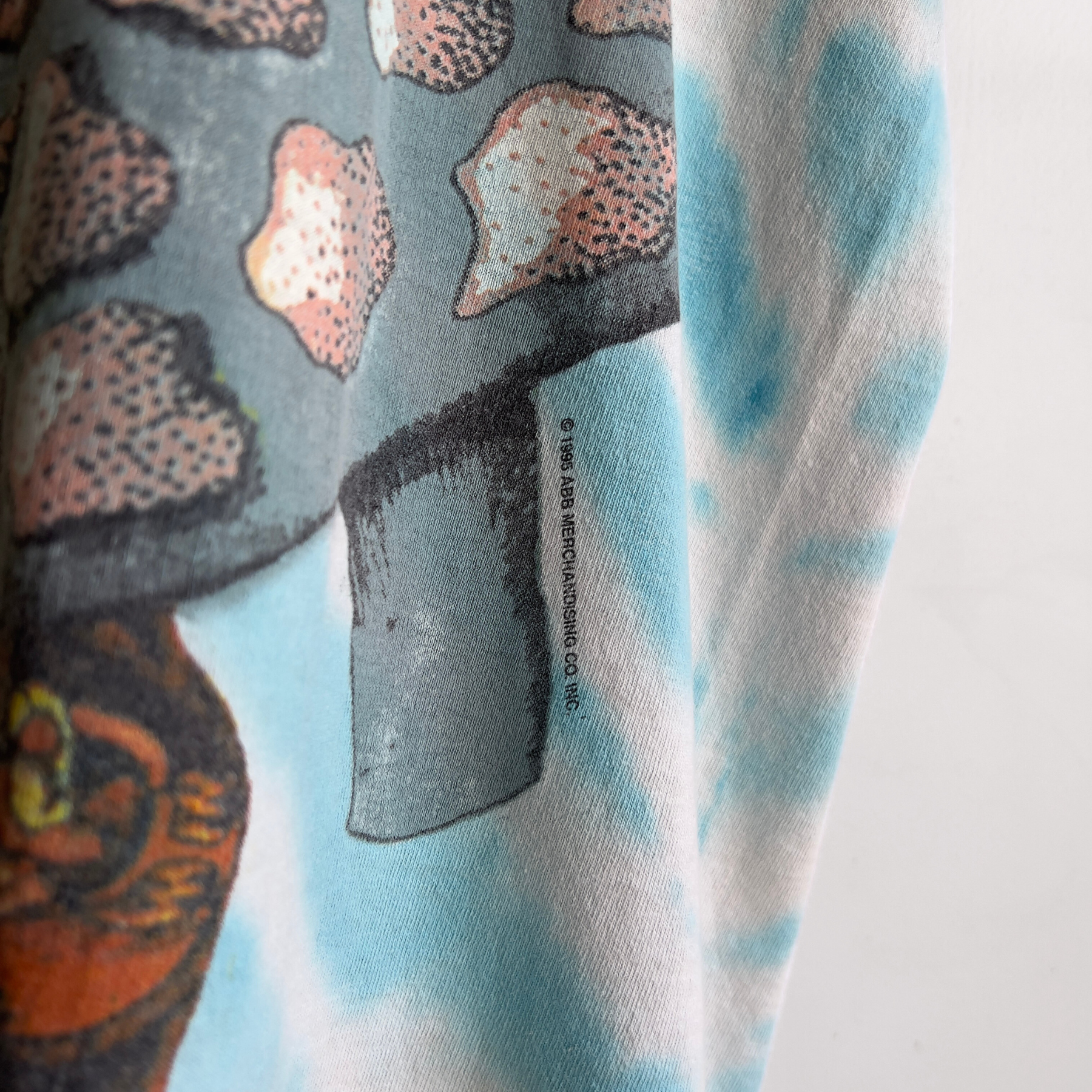 1995 Allman Brother Band All Over Print Tie Dye Tour Tee  - Shop ThreadCount Vintage Co.