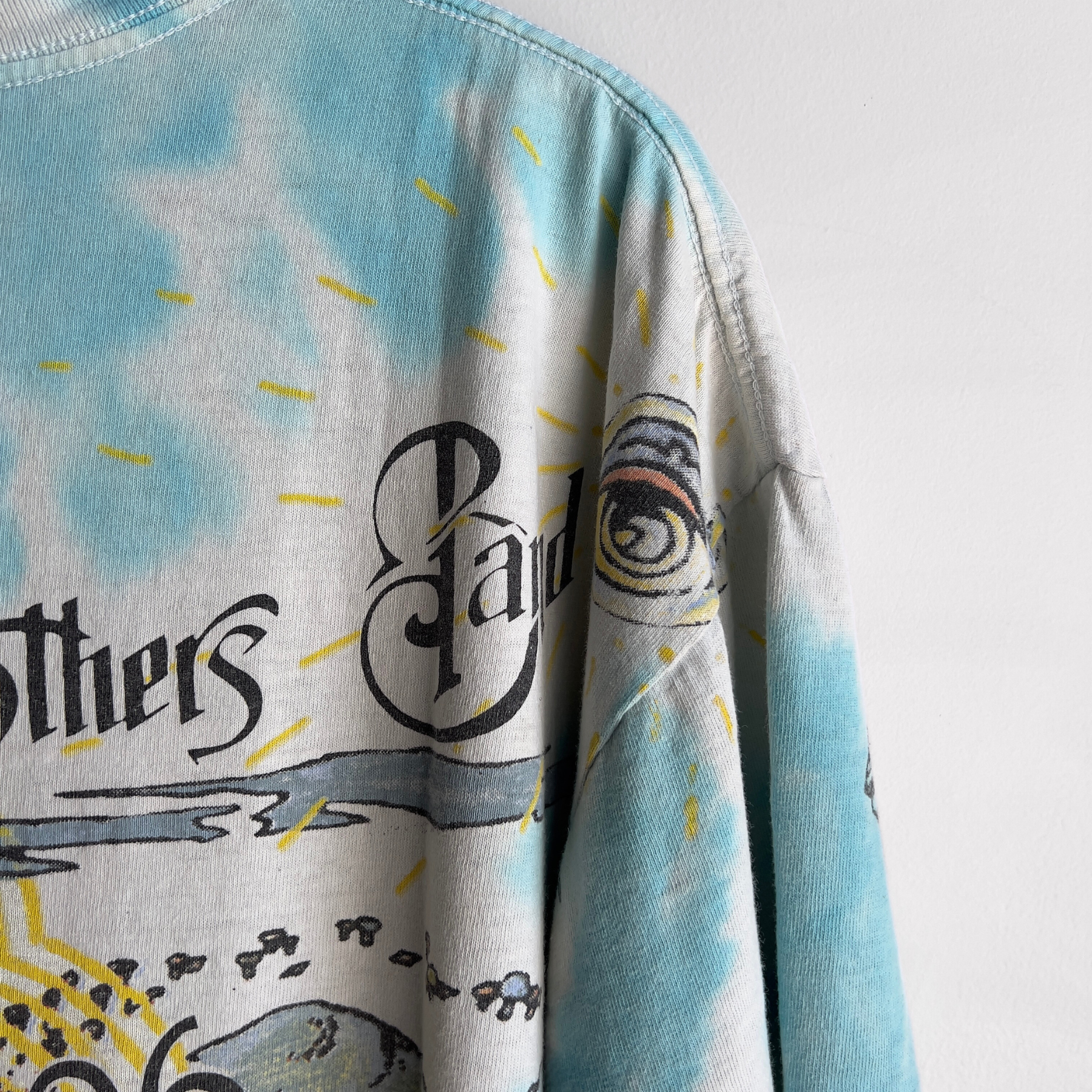 1995 Allman Brother Band All Over Print Tie Dye Tour Tee  - Shop ThreadCount Vintage Co.