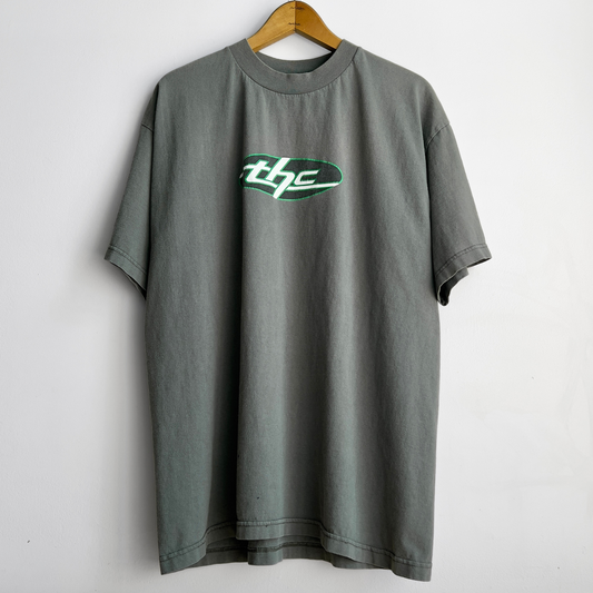 1990s Faded Green THC Acronym Graphic Tee  - Shop ThreadCount Vintage Co.