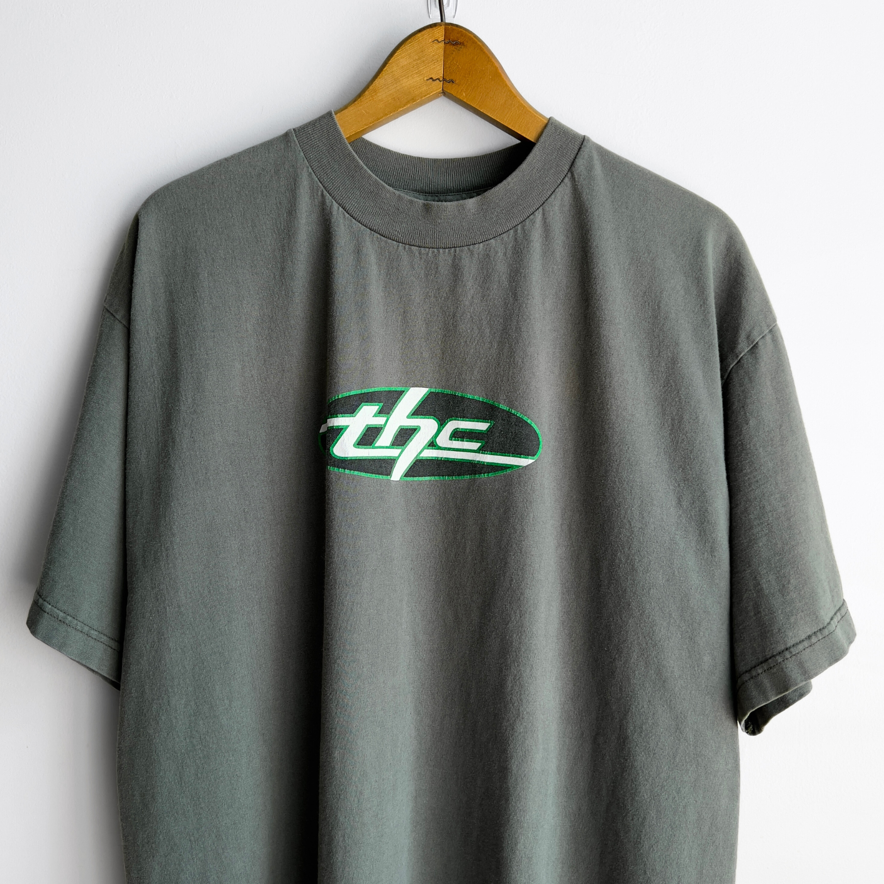1990s Faded Green THC Acronym Graphic Tee  - Shop ThreadCount Vintage Co.