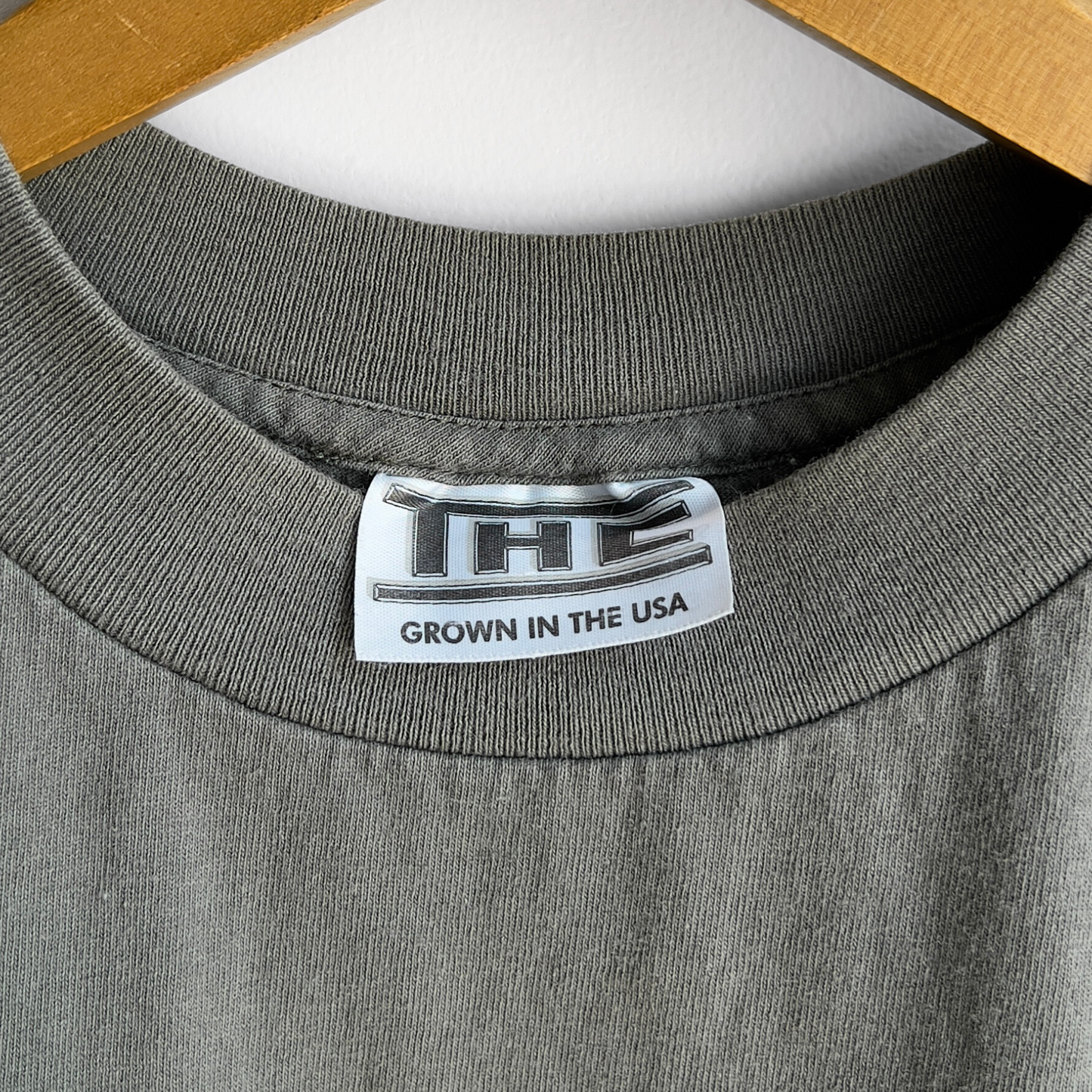 Vintage 1990s Faded Green THC Acronym Graphic Tee - Shop ThreadCount Vintage Co.