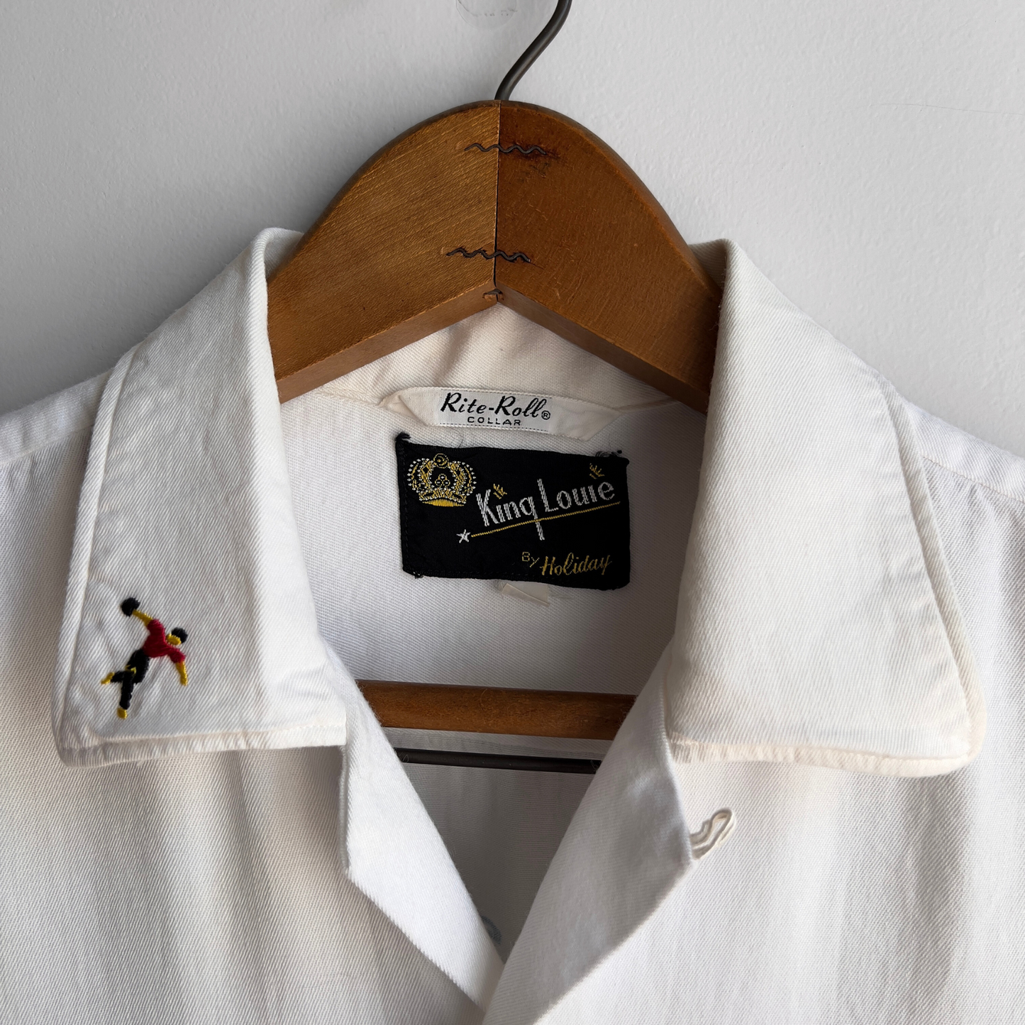 1960s Sacramento Elks Chain Stitch Rayon Bowling Shirt  - Shop ThreadCount Vintage Co.