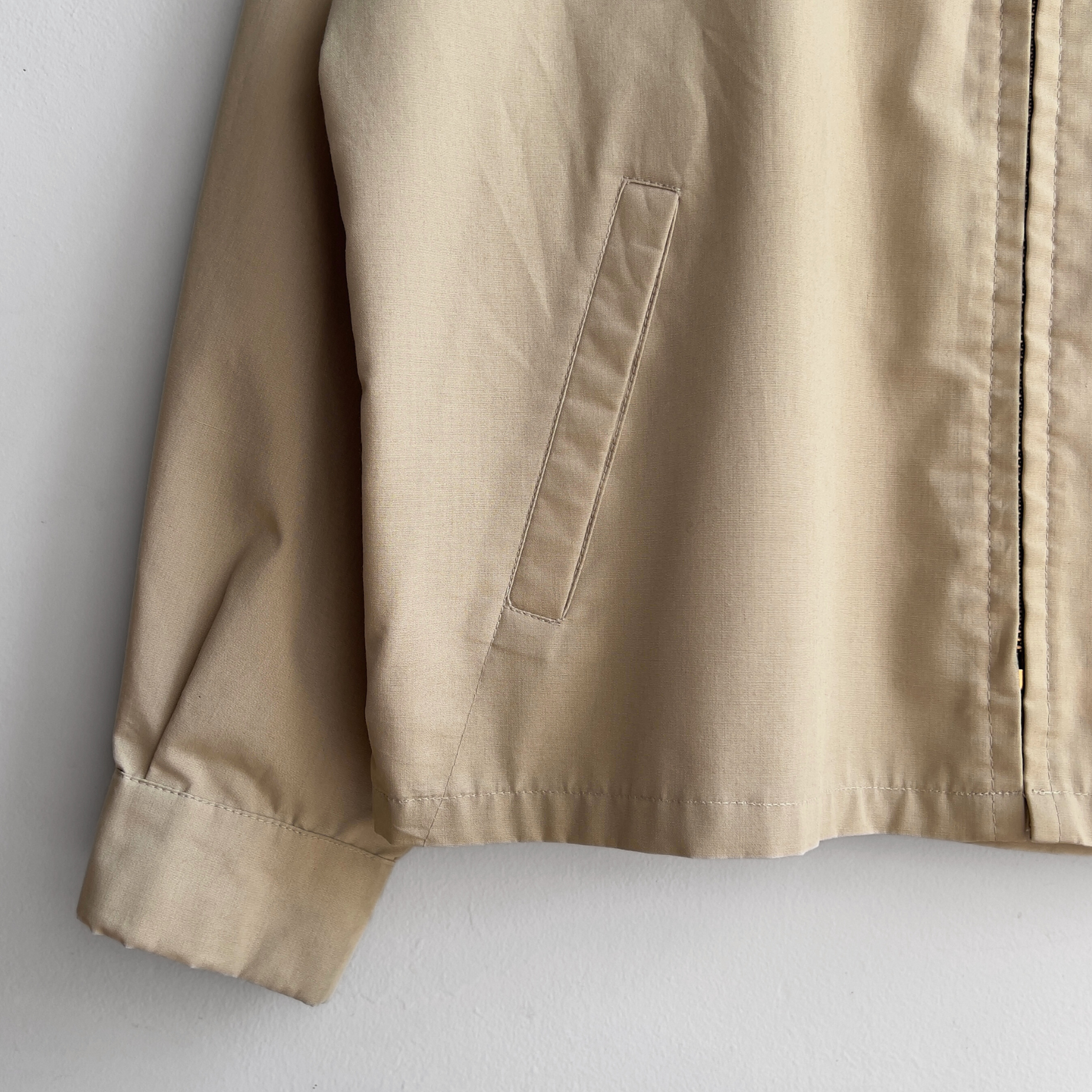 1960s Light Tan Harrington Jacket  - Shop ThreadCount Vintage Co.