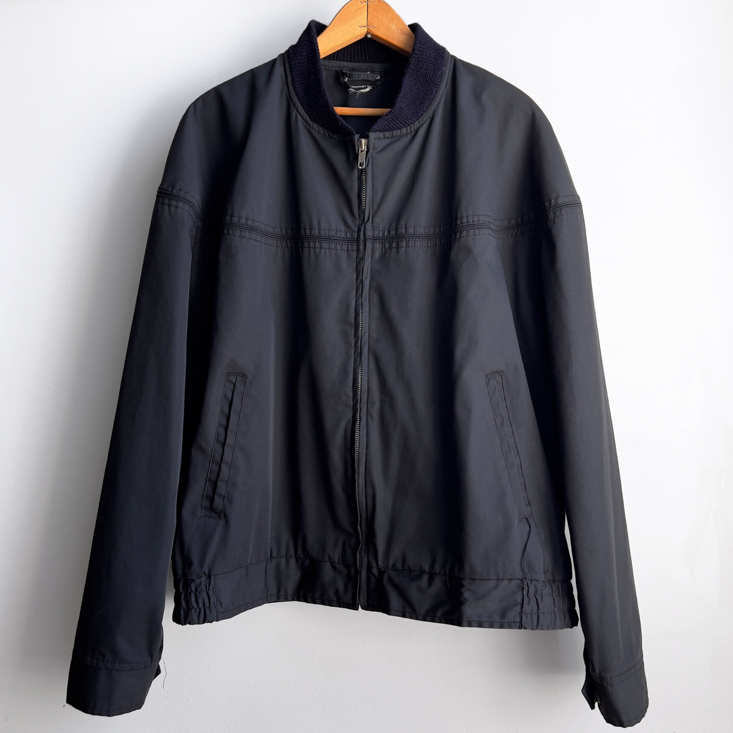 Vintage 1970s Black Derby Workwear Jacket - Shop ThreadCount Vintage Co.