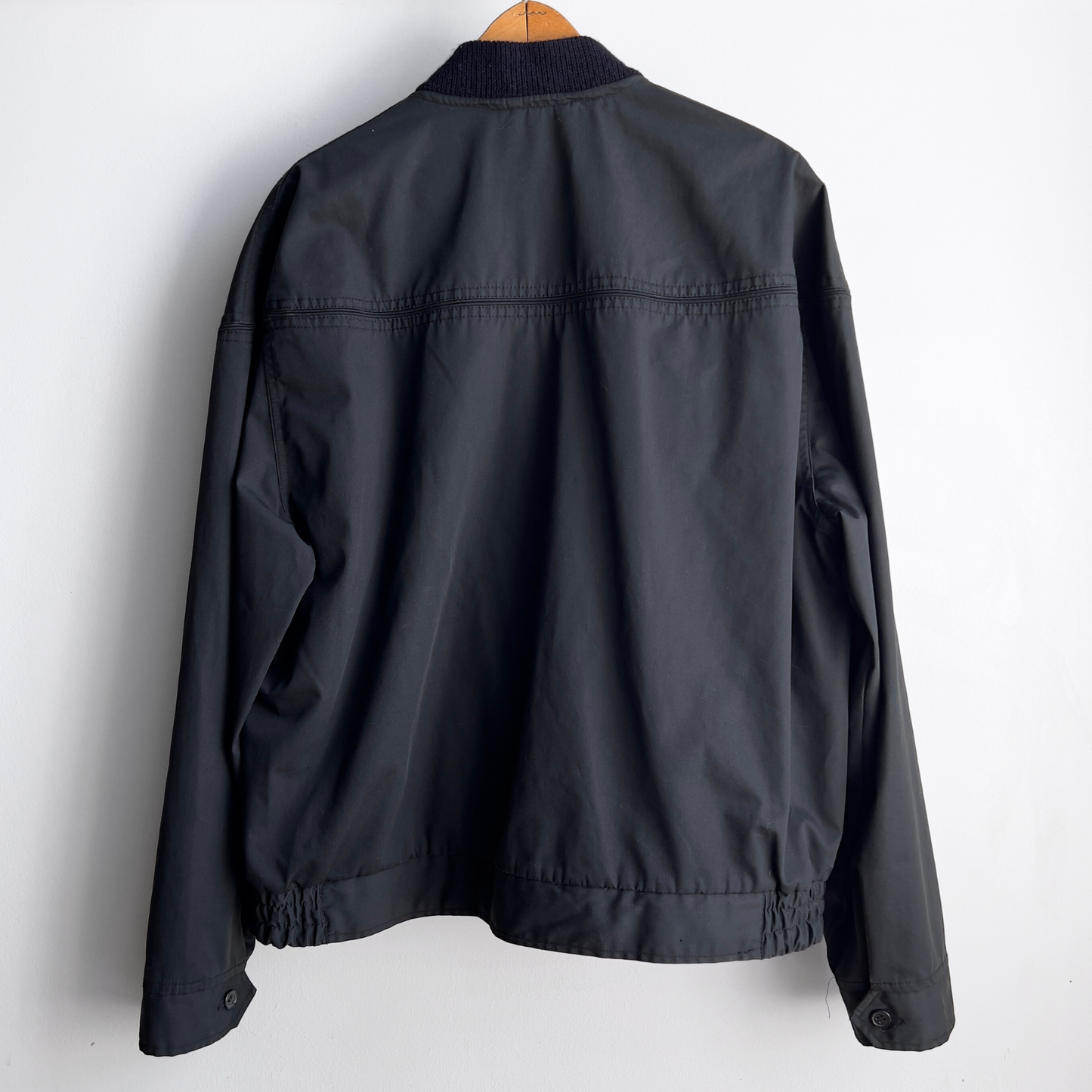 Vintage 1970s Black Derby Workwear Jacket - Shop ThreadCount Vintage Co.