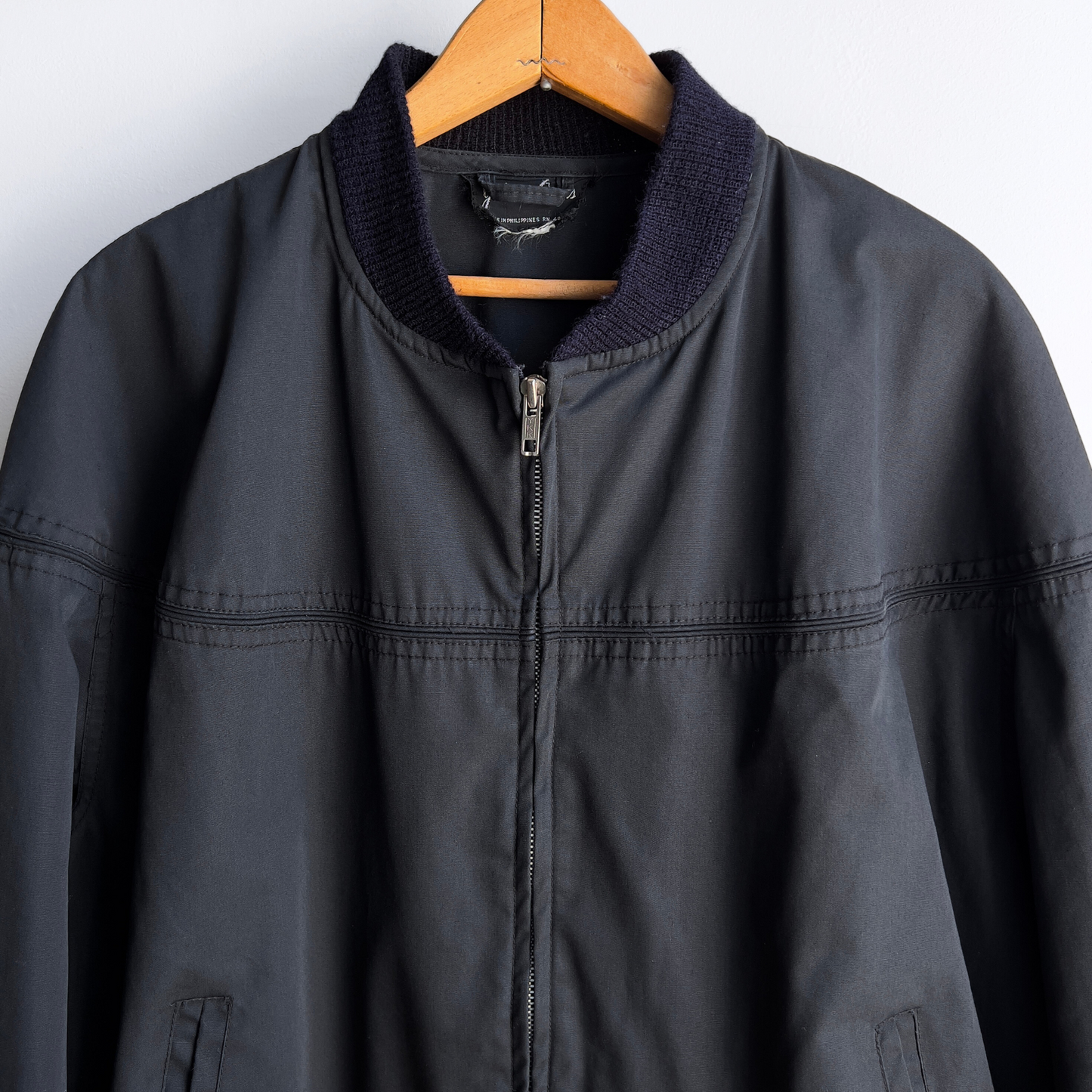 Vintage 1970s Black Derby Workwear Jacket - Shop ThreadCount Vintage Co.