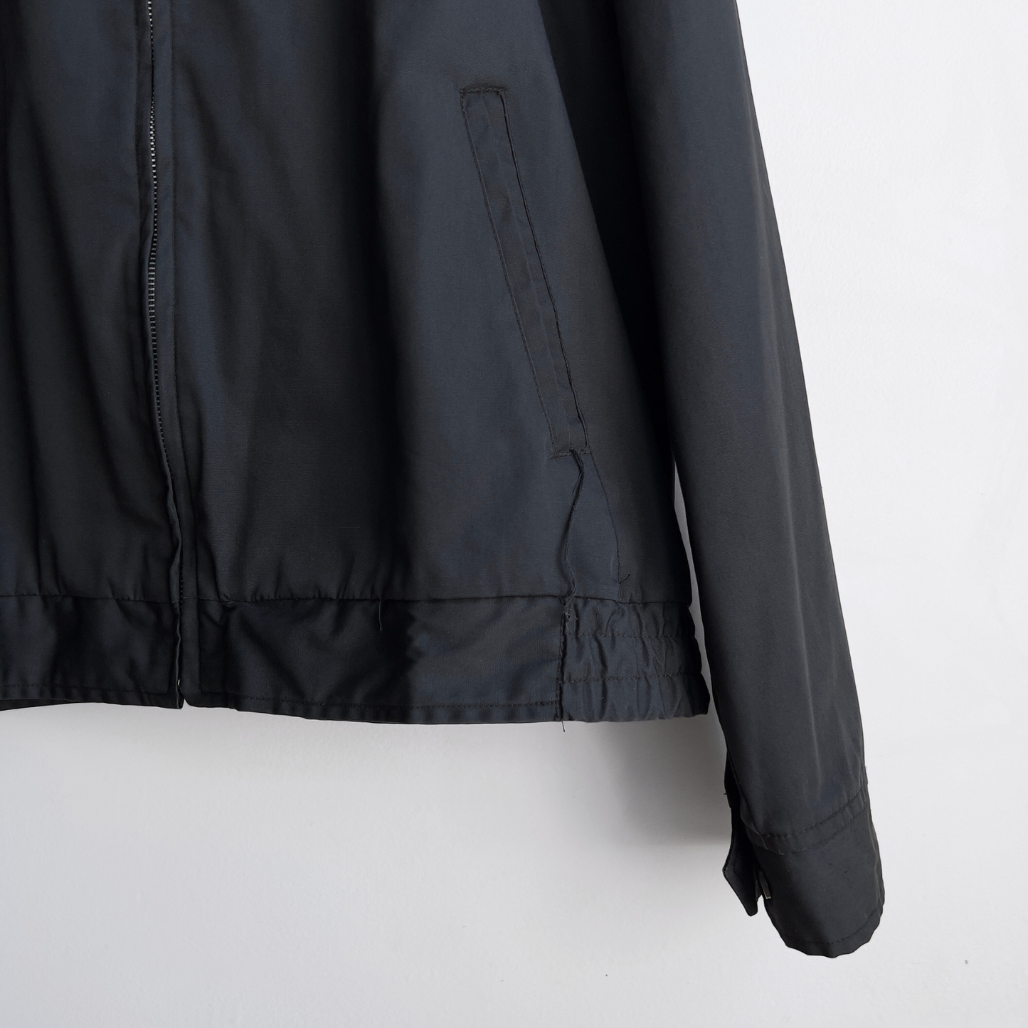 Vintage 1970s Black Derby Workwear Jacket - Shop ThreadCount Vintage Co.