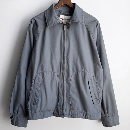 1960s Casual Gray Light Bomber Jacket  - Shop ThreadCount Vintage Co.
