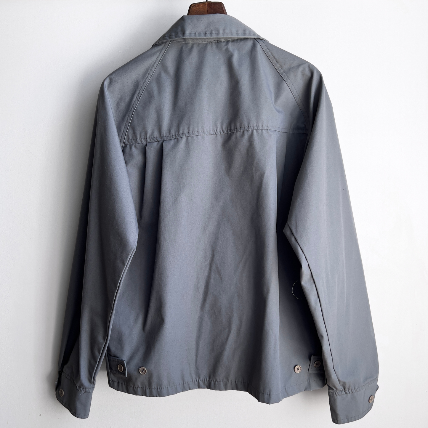 Vintage 1960s Casual Gray Light Bomber Jacket - Shop ThreadCount Vintage Co.