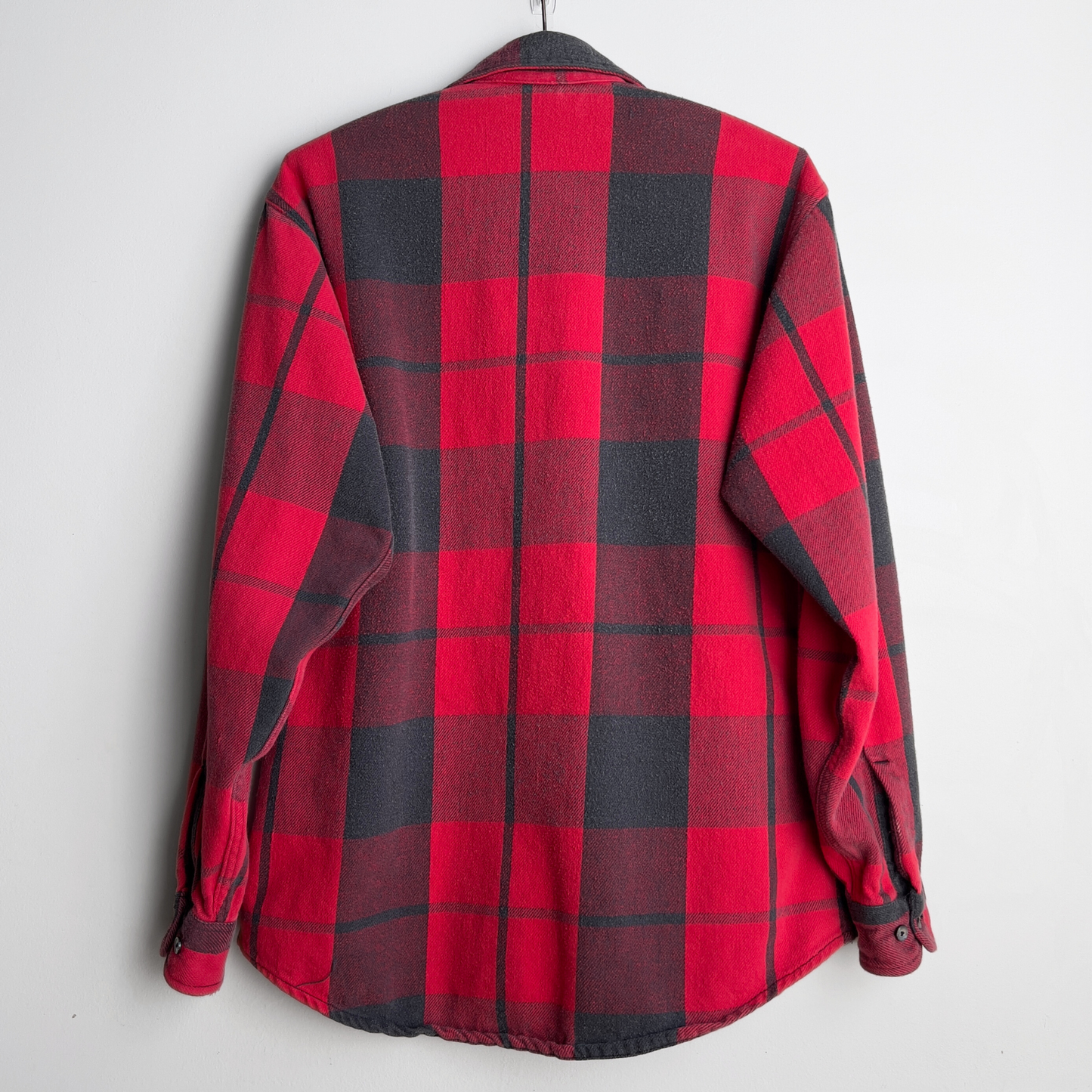 Vintage 1990s Red & Black Big Mac Plaid Flannel Shirt - Shop ThreadCount Vintage Co.