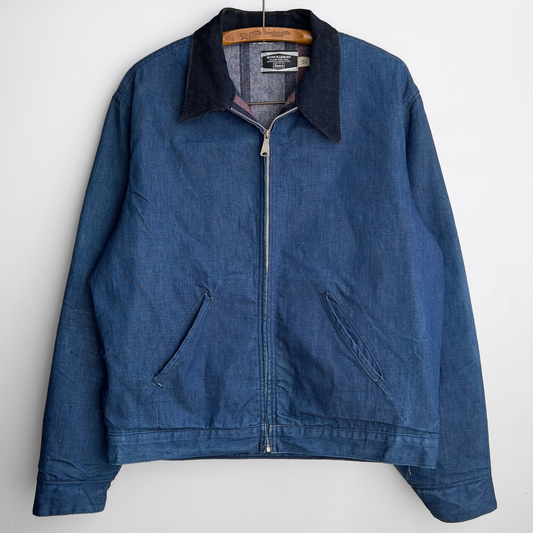 1970s Work 'N Leisure Blanket Lined Denim Workwear Jacket  - Shop ThreadCount Vintage Co.