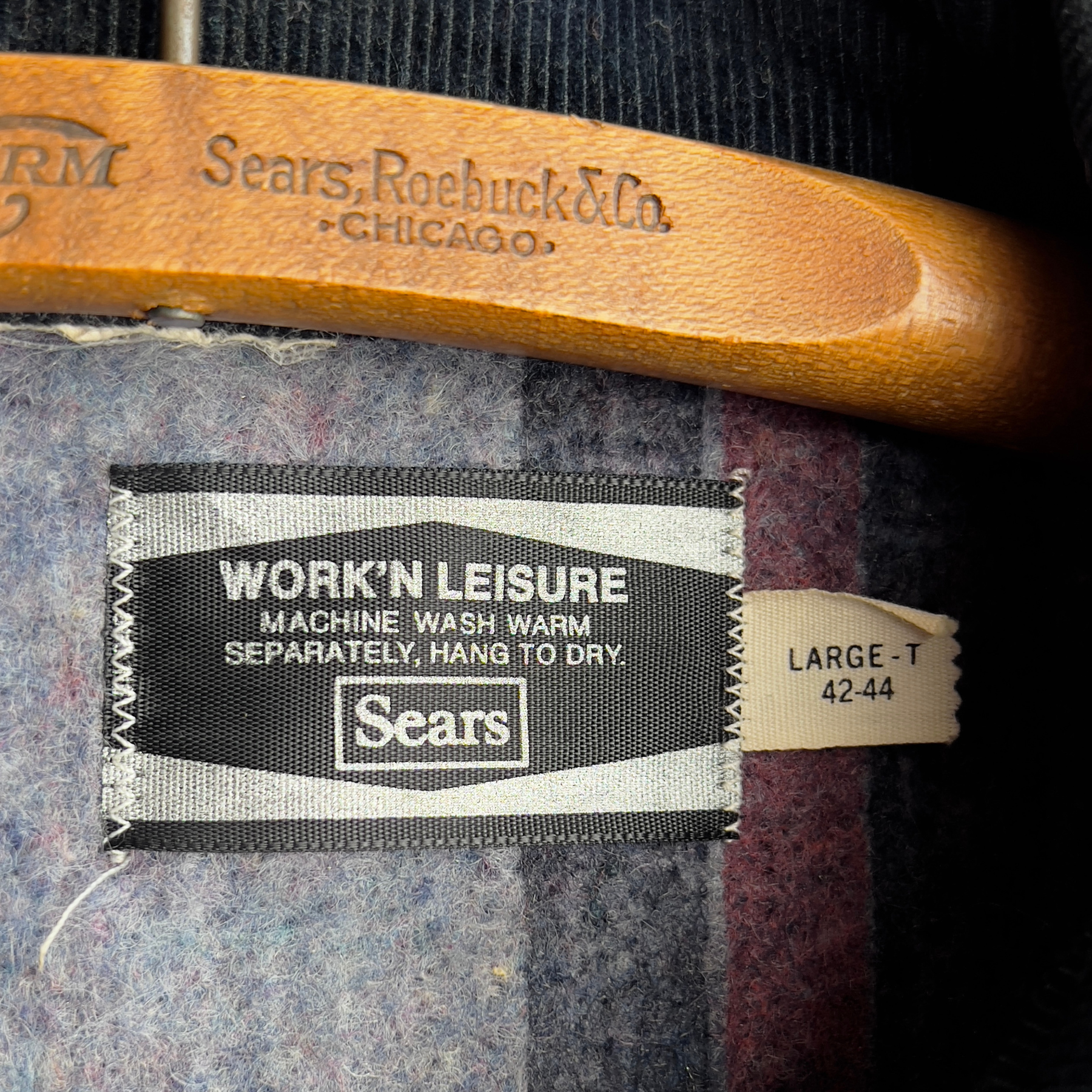 1970s Work 'N Leisure Blanket Lined Denim Workwear Jacket  - Shop ThreadCount Vintage Co.