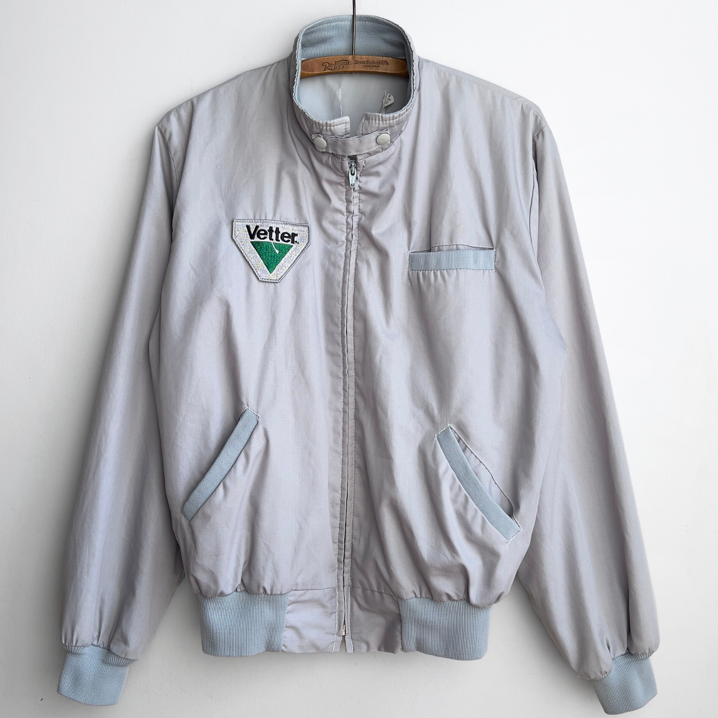 1980s Light Grey Casual Vetter Golf Jacket - Shop THREADCOUNT Vintage Co.