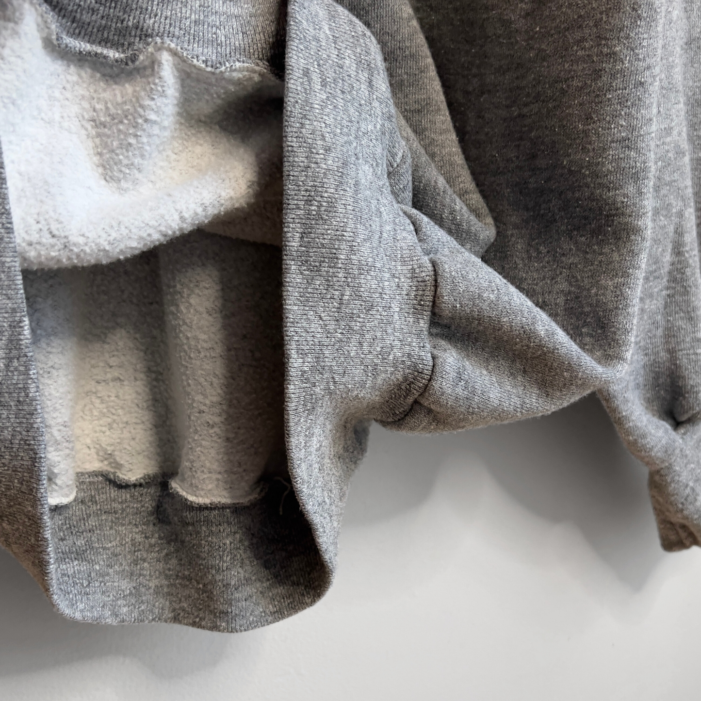 Vintage 1970s Grey Cotton Blank Crewneck Sweatshirt - Shop ThreadCount Vintage Co.